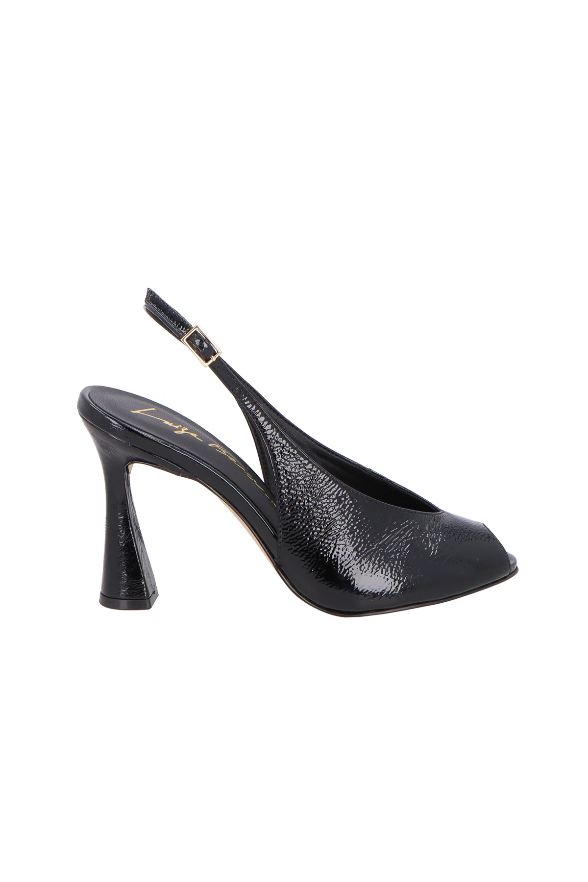 Scarpin Cuero Verniz Negro Luiza Barcelos - 130