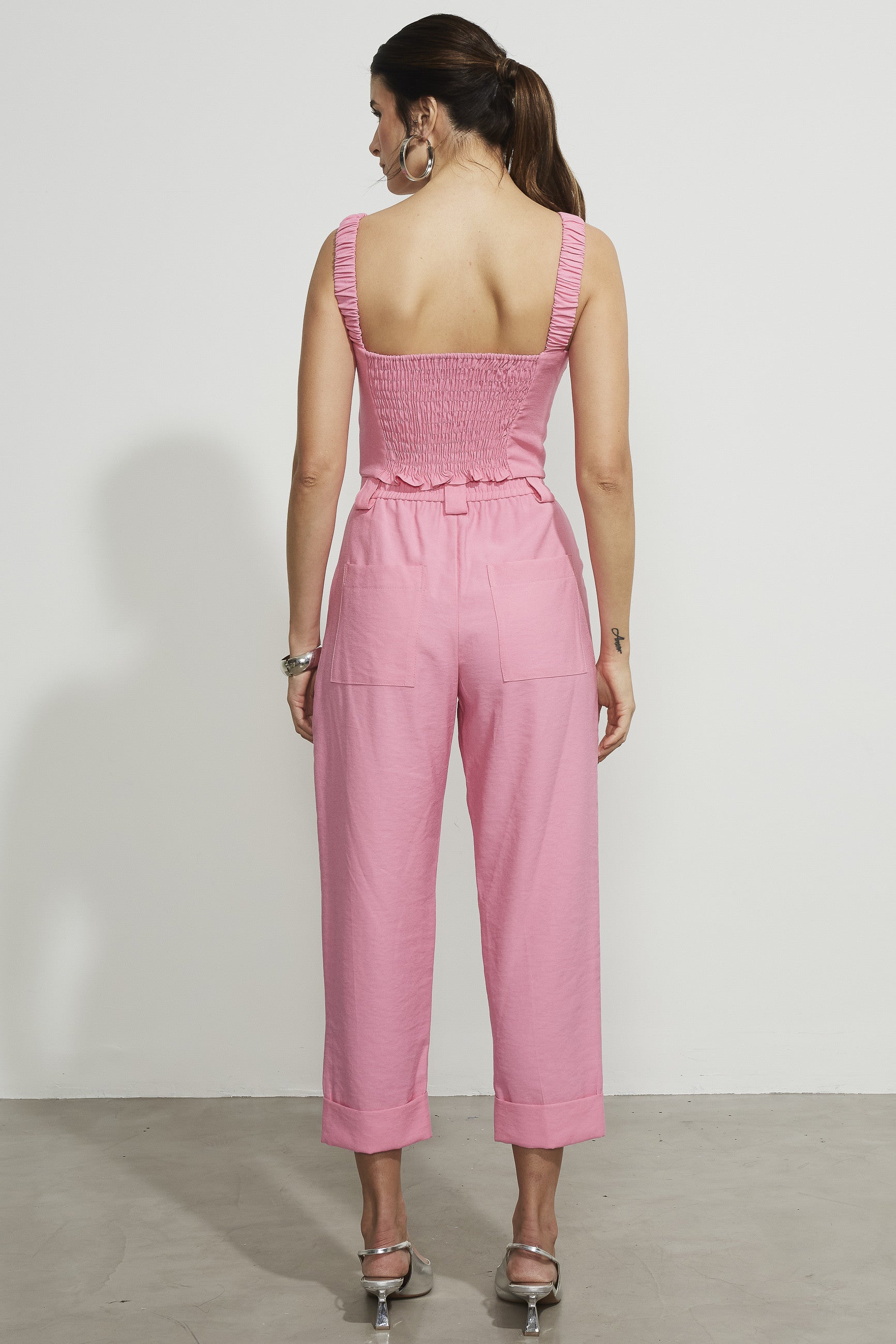 Top Orbe Rosa Alanis