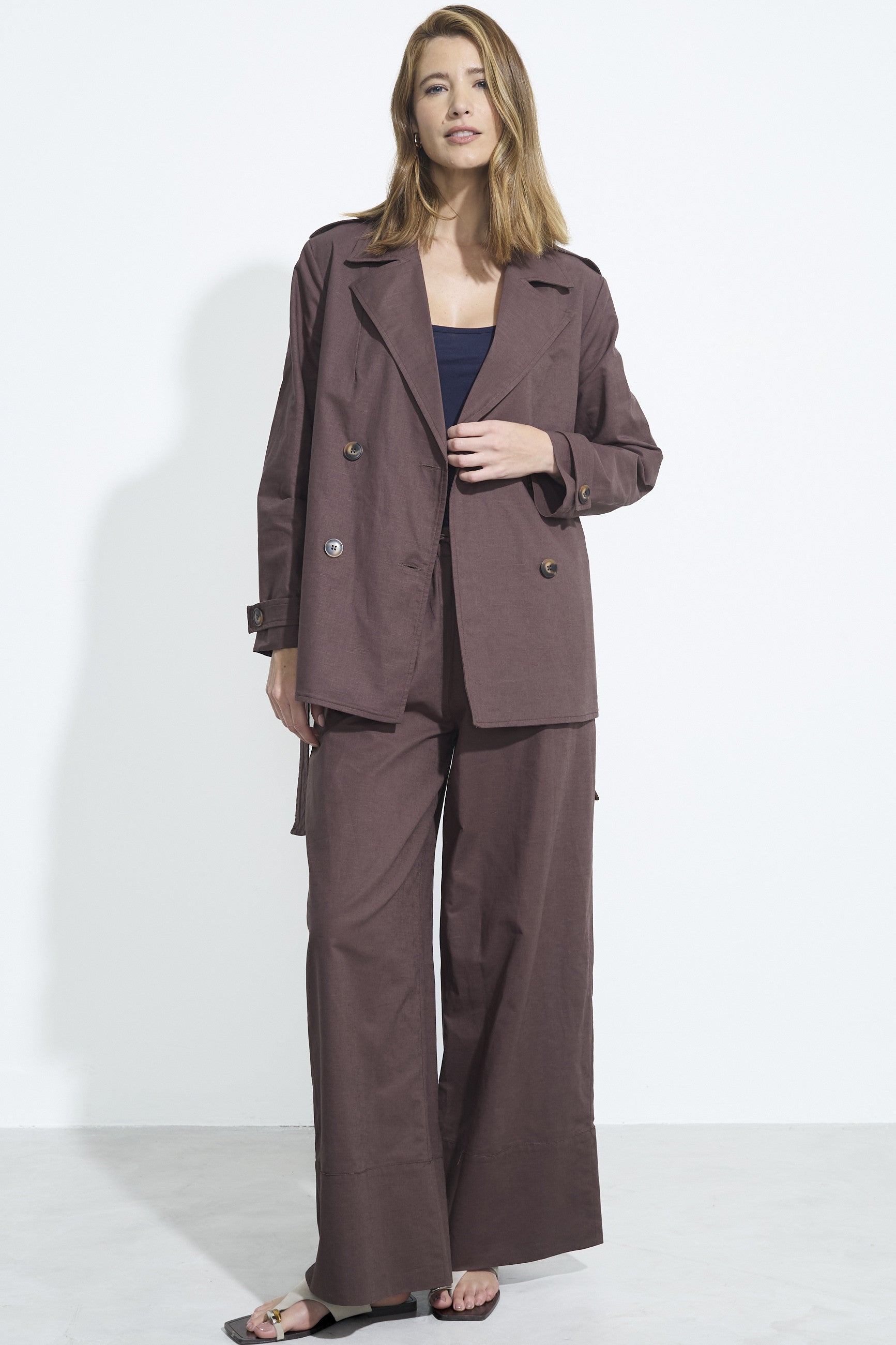 Trench Coat Gaudi Mascavo Alanis