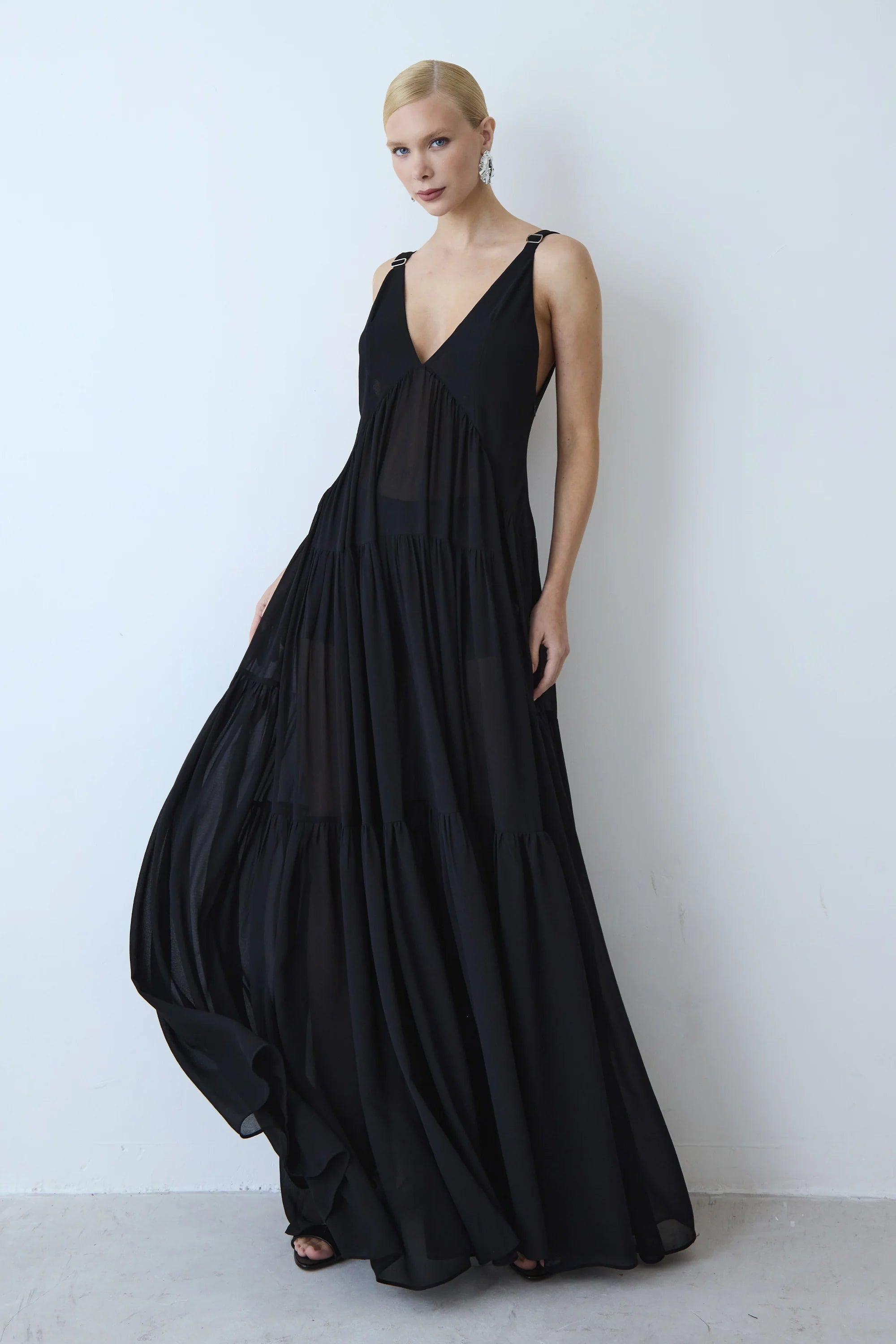 Vestido Negro Zen - 11619