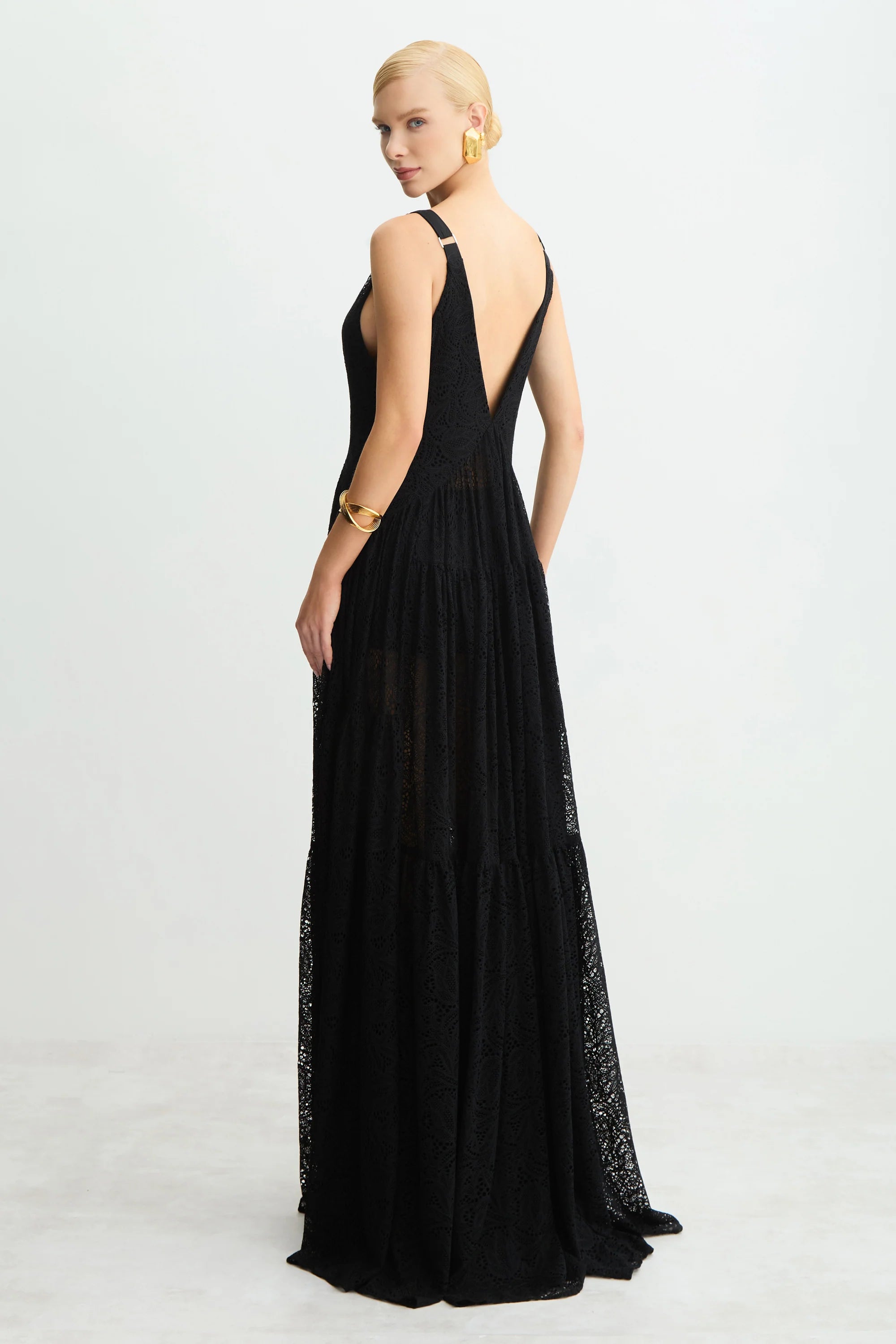 Vestido Encaje Negro Zen - 11648