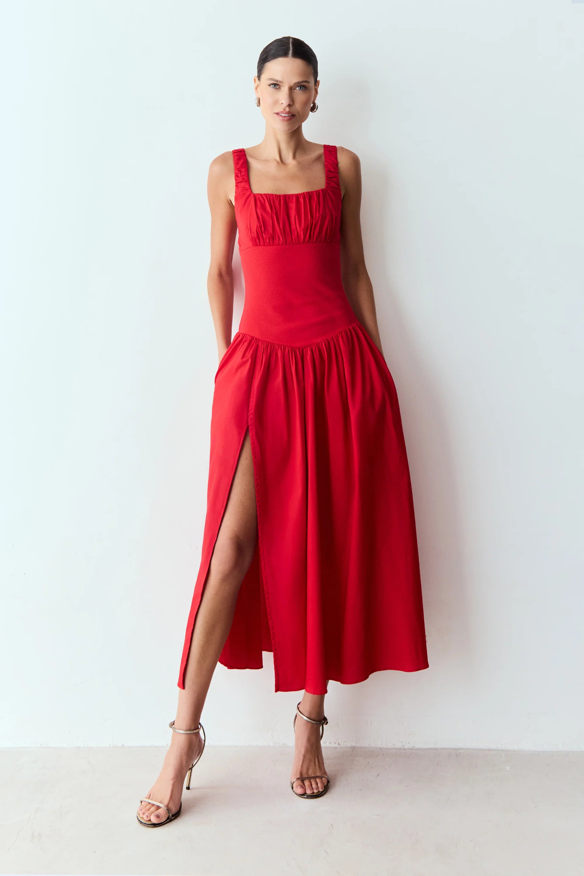 Vestido Rojo Zen - 11548