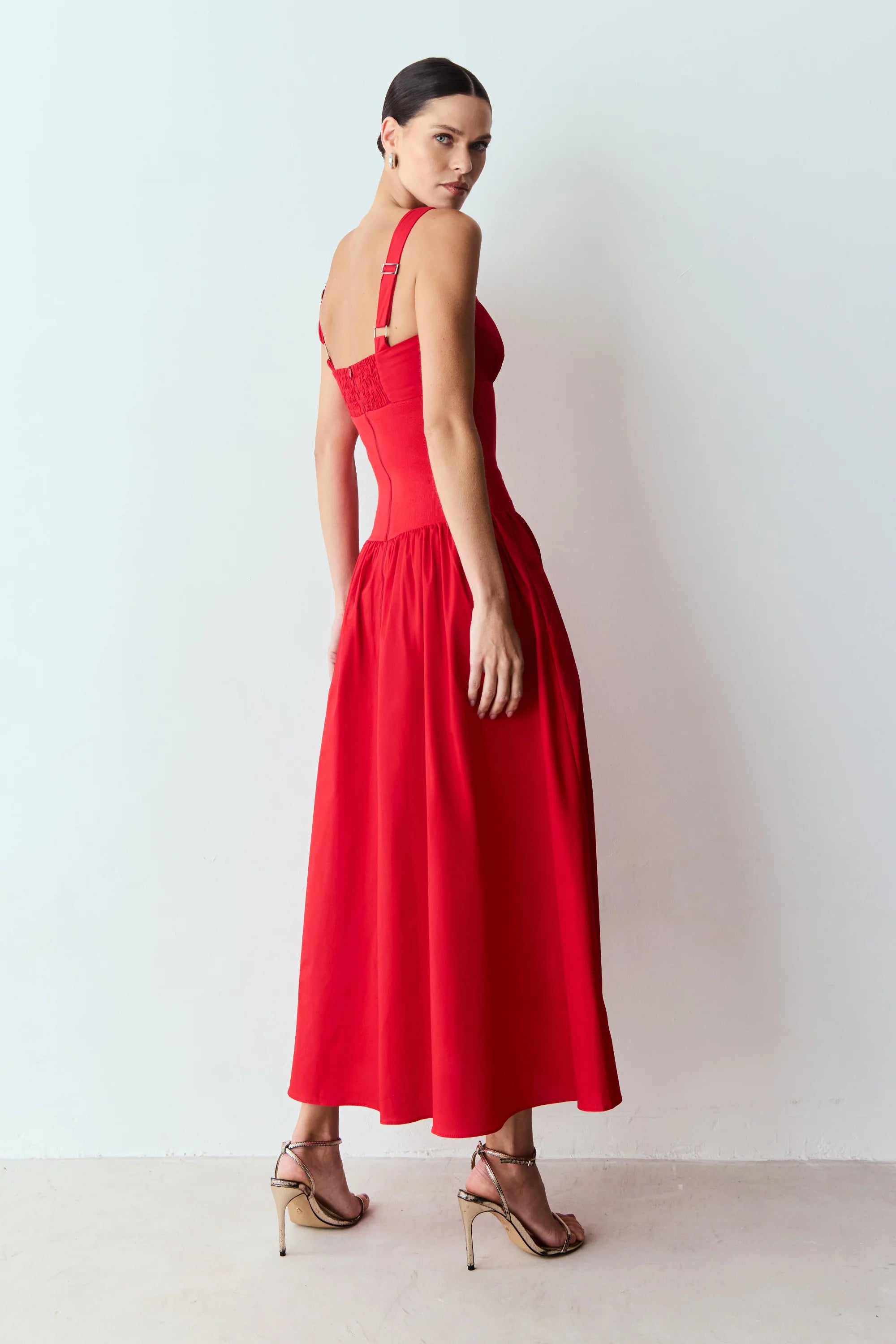 Vestido Rojo Zen - 11548