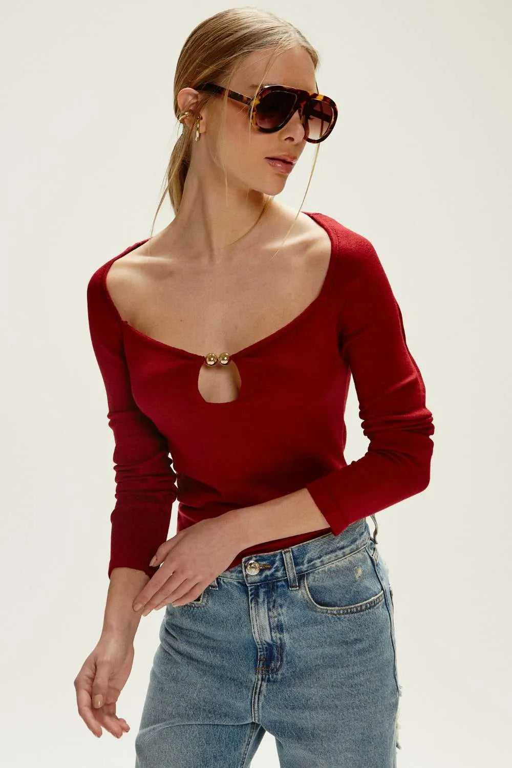 Blusa Marluci Vino Leblog