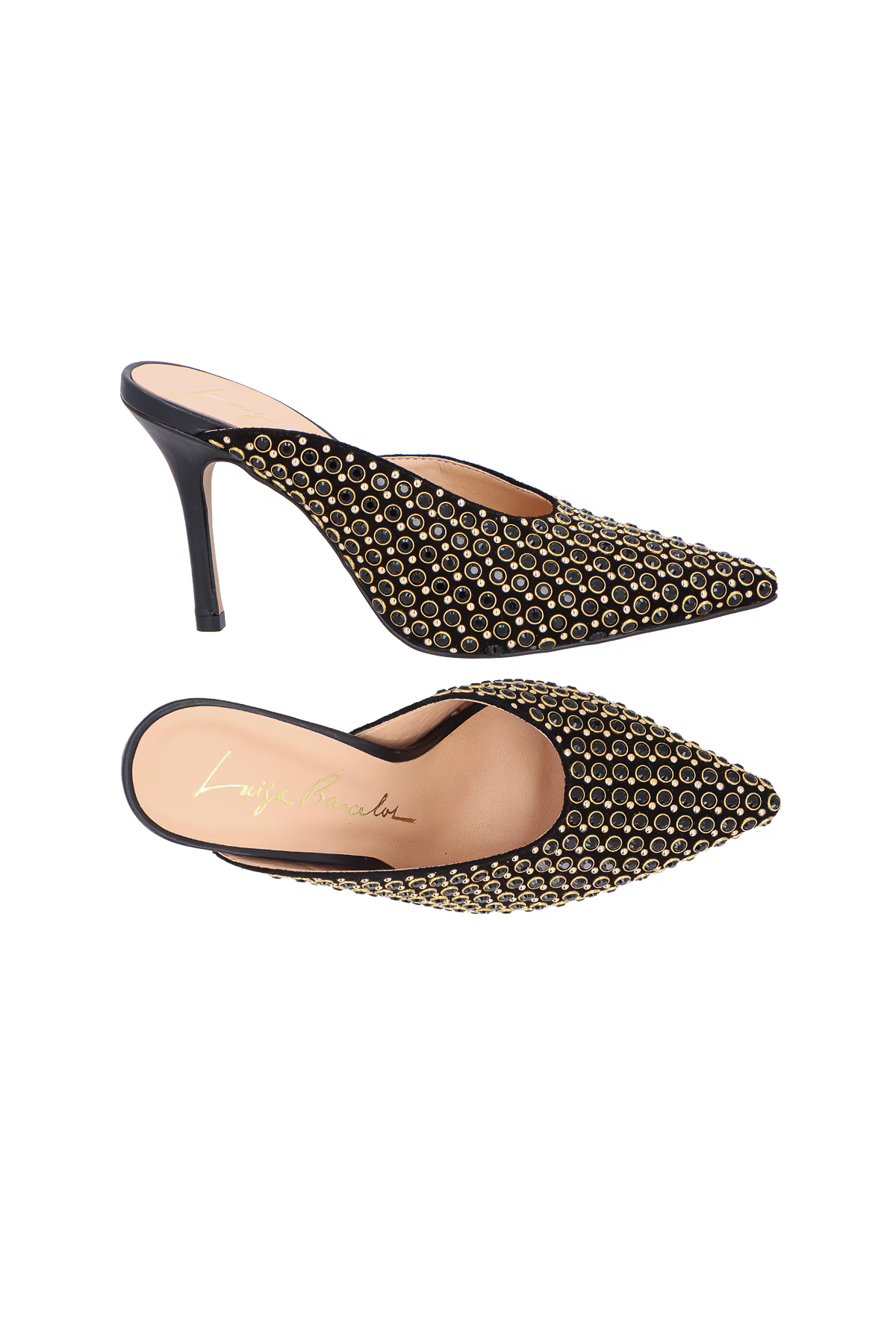 Mule Bordado Negro Luiza Barcelos - 141