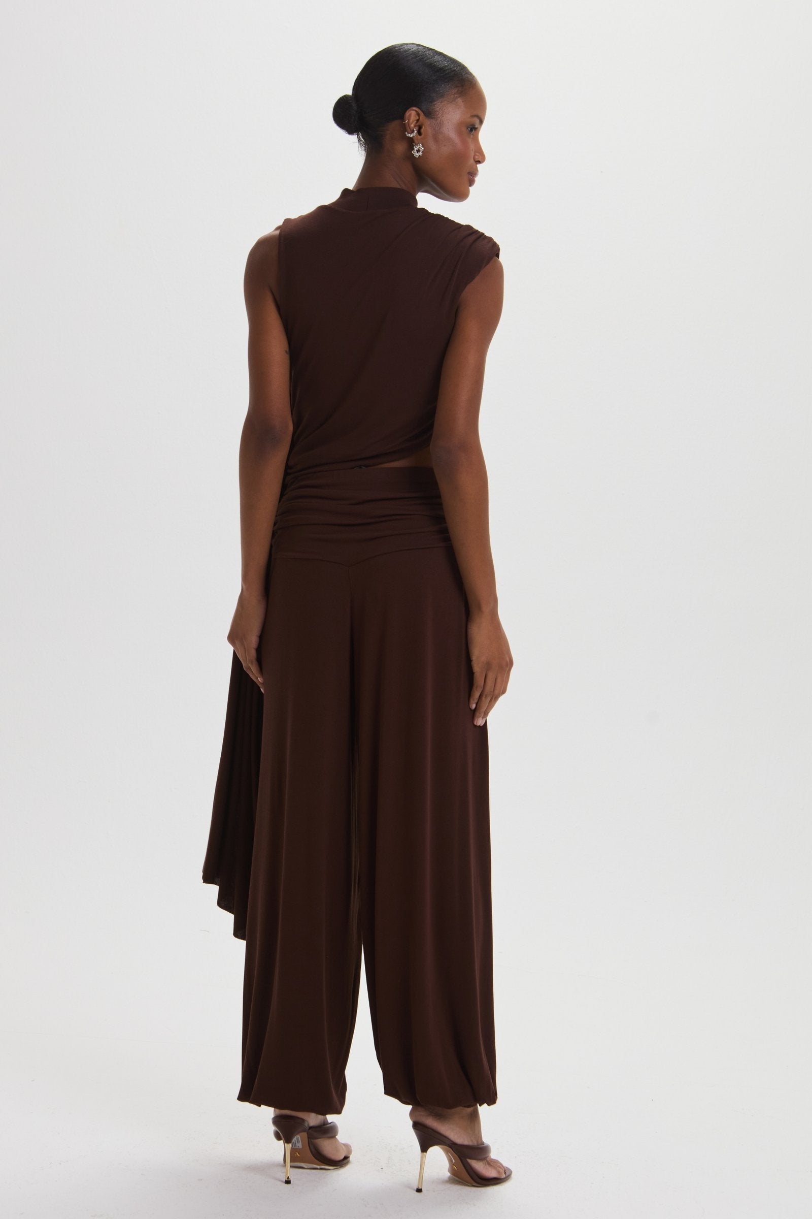 Blusa Manoela Marron Leblog