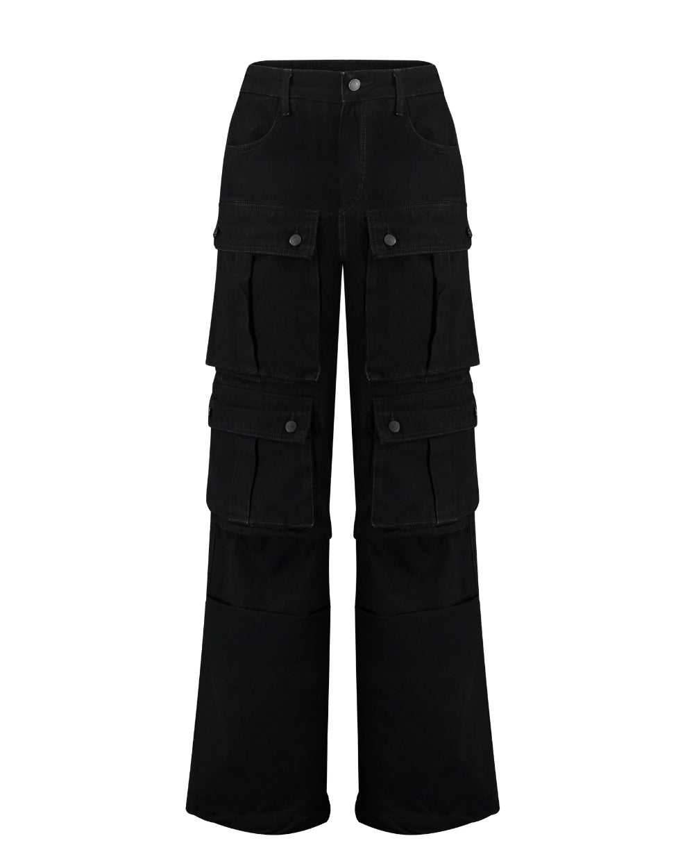 Jeans Cargo Utility Black
