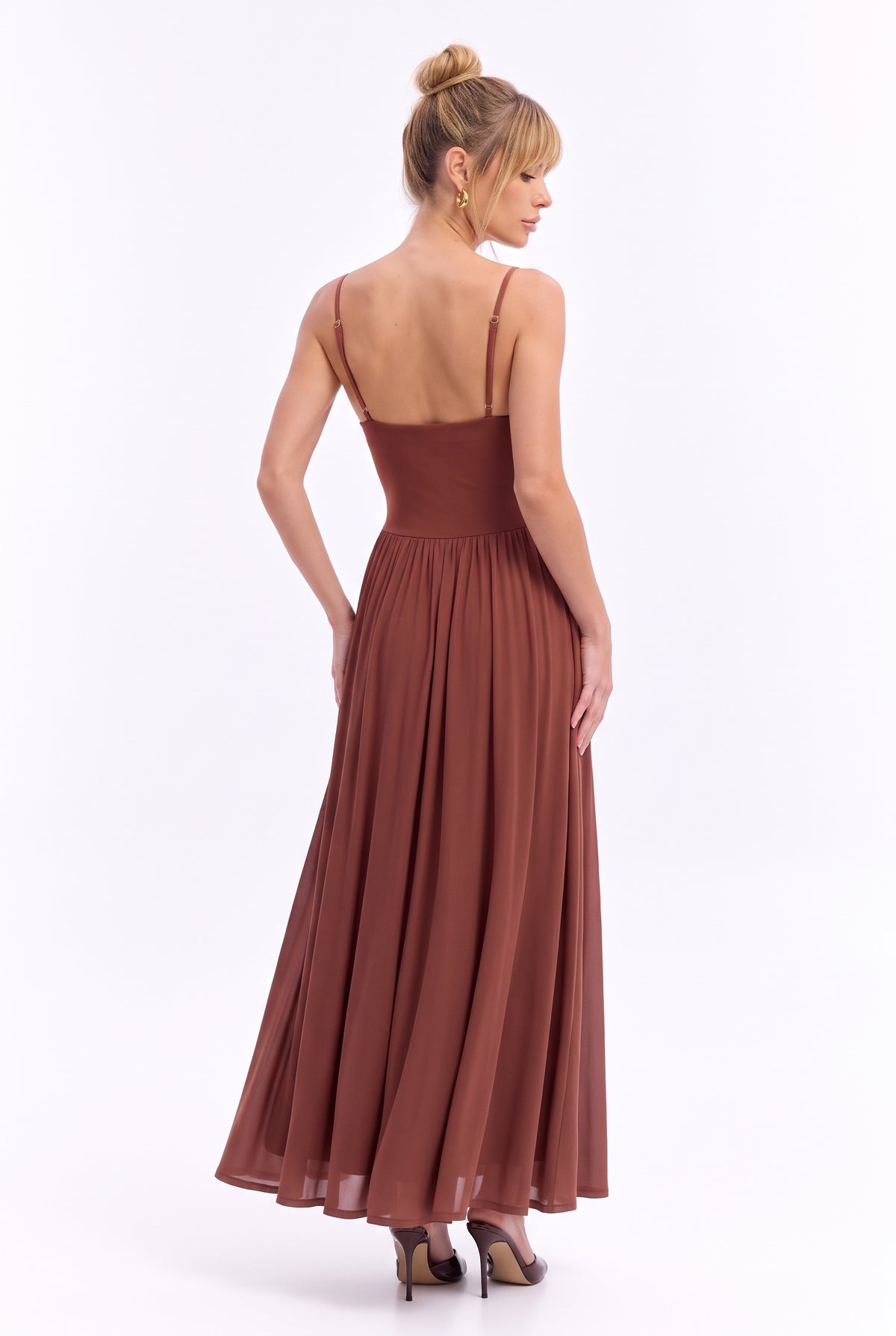 Vestido Arya Marron RK