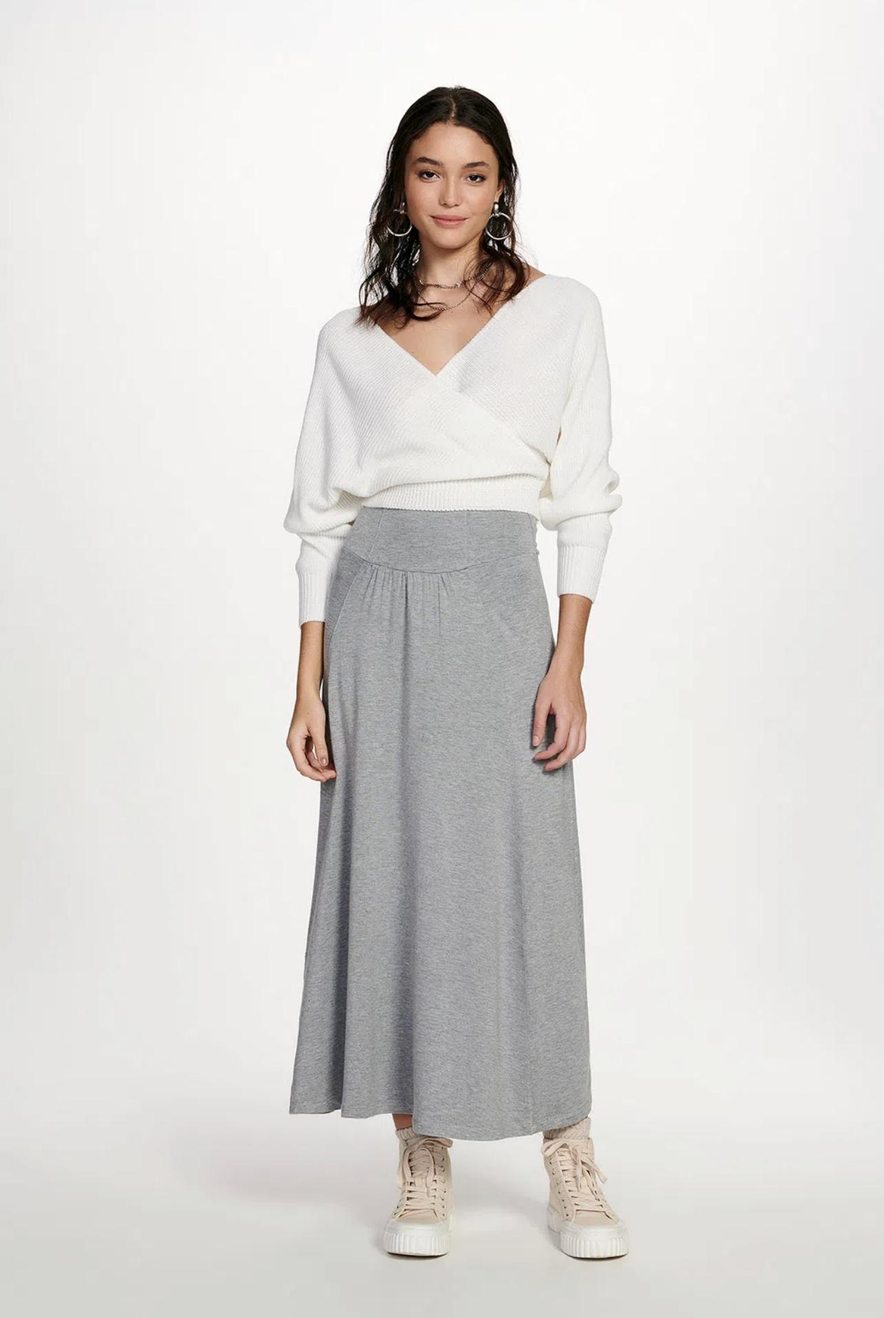 Falda Cartum Gris Costume