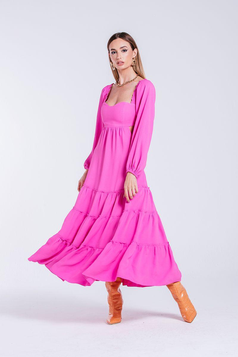 Vestido Lise Fucsia Charth