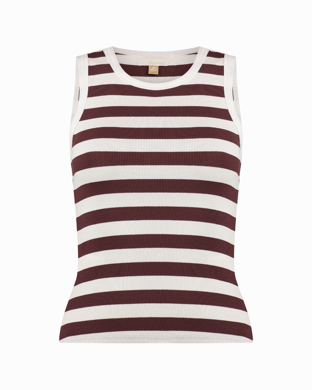 Polera Stripes Marron