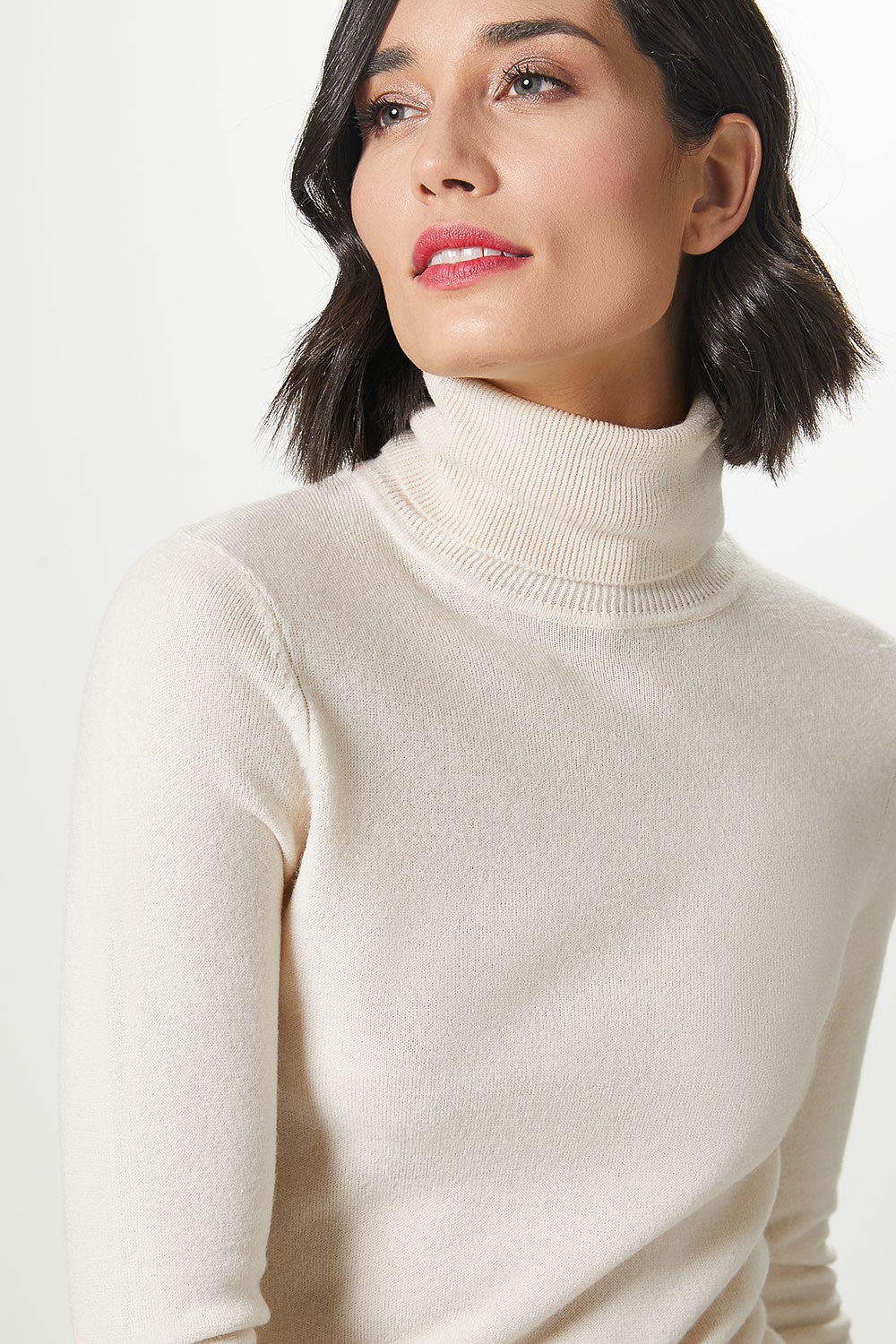 Sweater Cuello Alto Areia