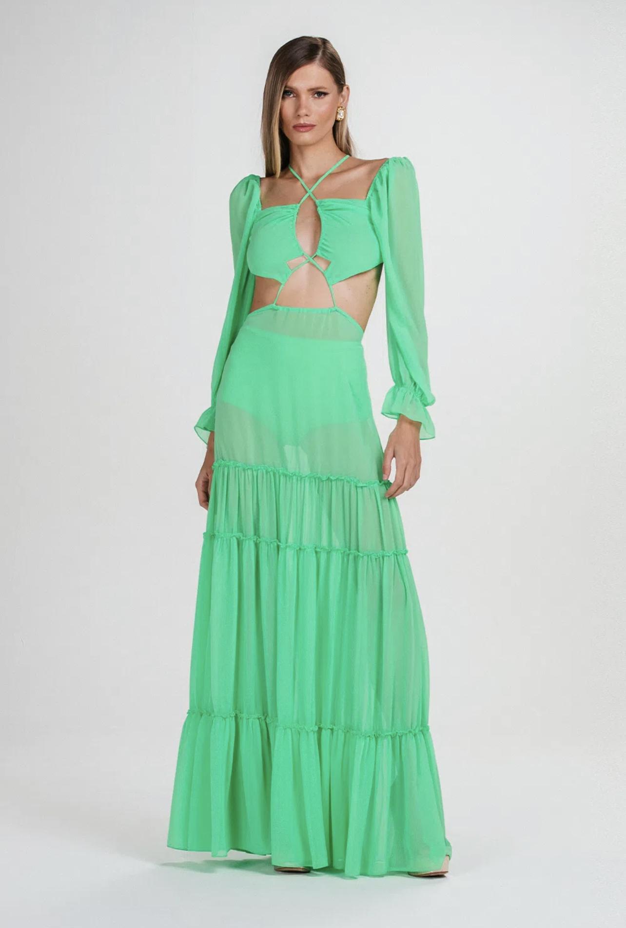 Vestido Ivy Verde Charth