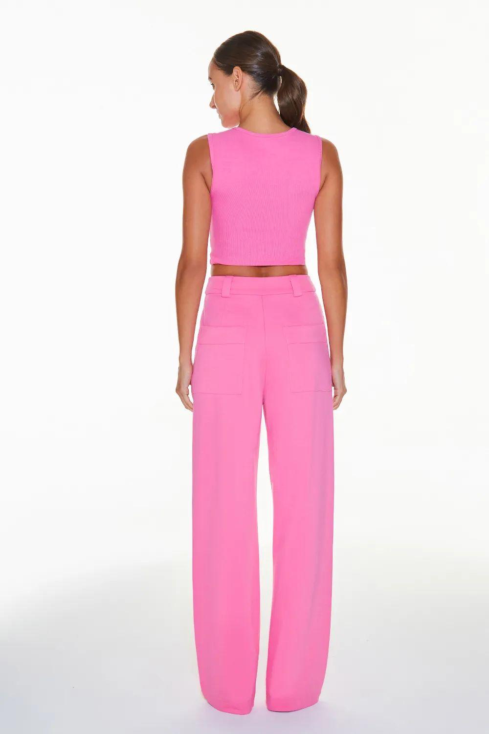 Cropped Recorte Frontal Pink  Zen