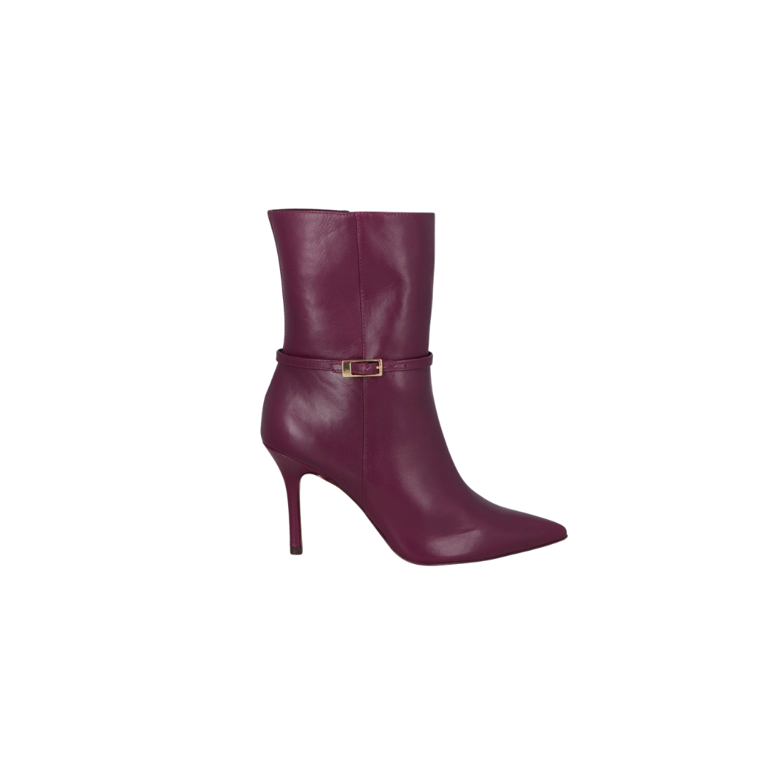 Bota Caña Media Cuero Vino LB - 212