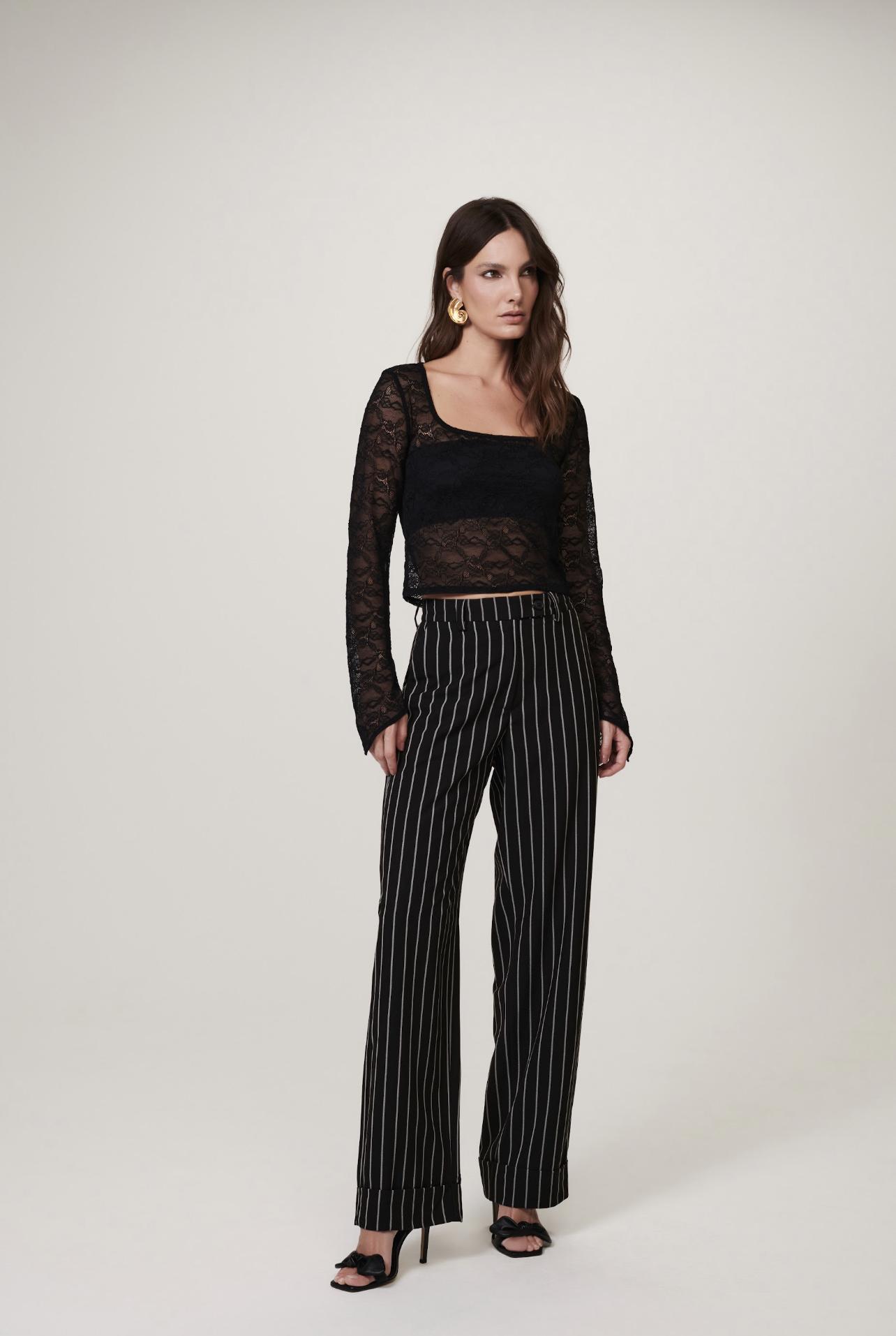 Pantalón Gisele Negro Leblog