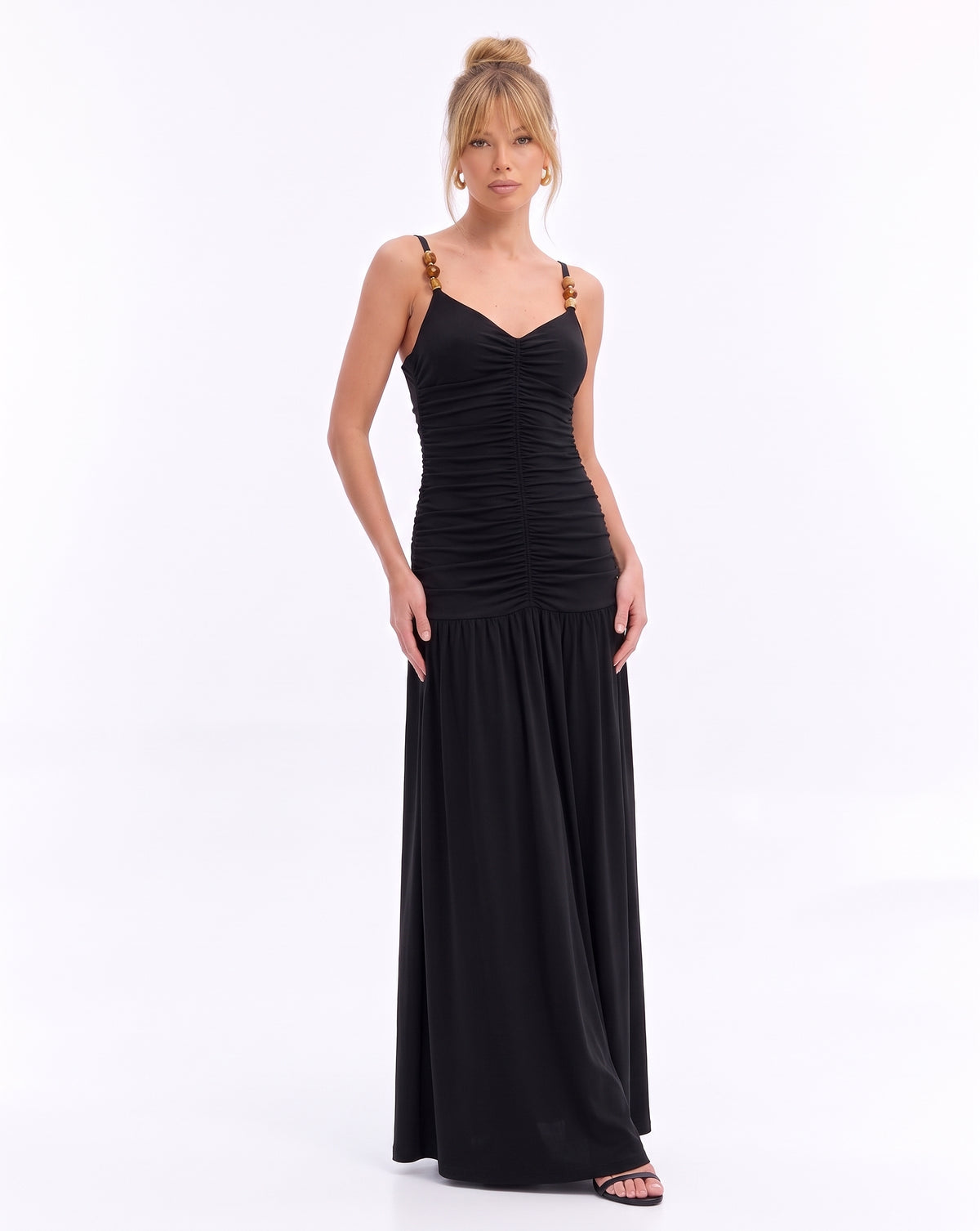 Vestido Perola Negro RK