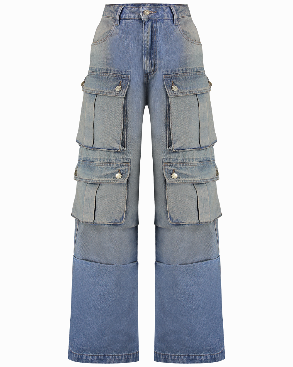 Jeans Cargo Utility Dust Blue