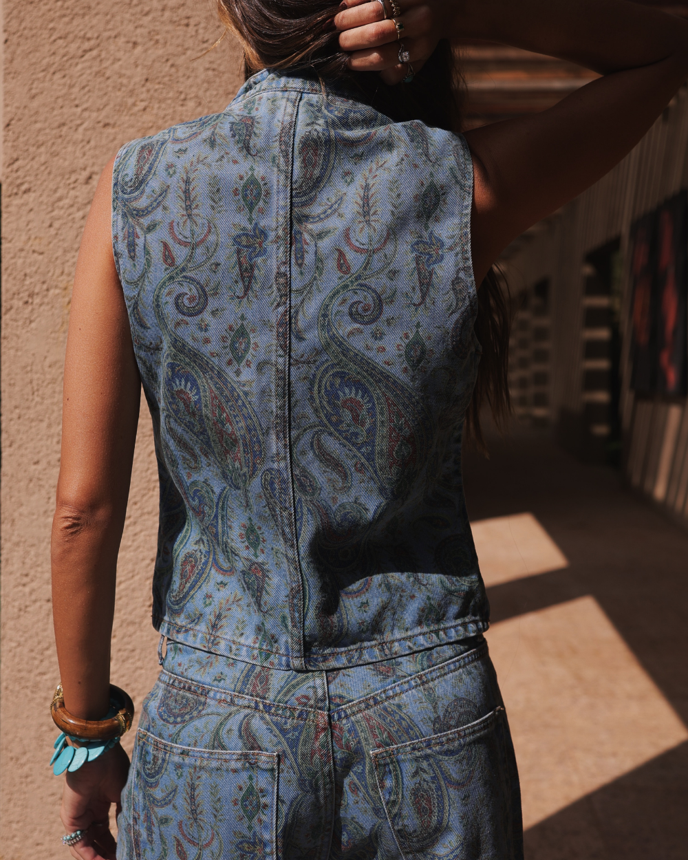 Vest Ziper Nomad Paisley