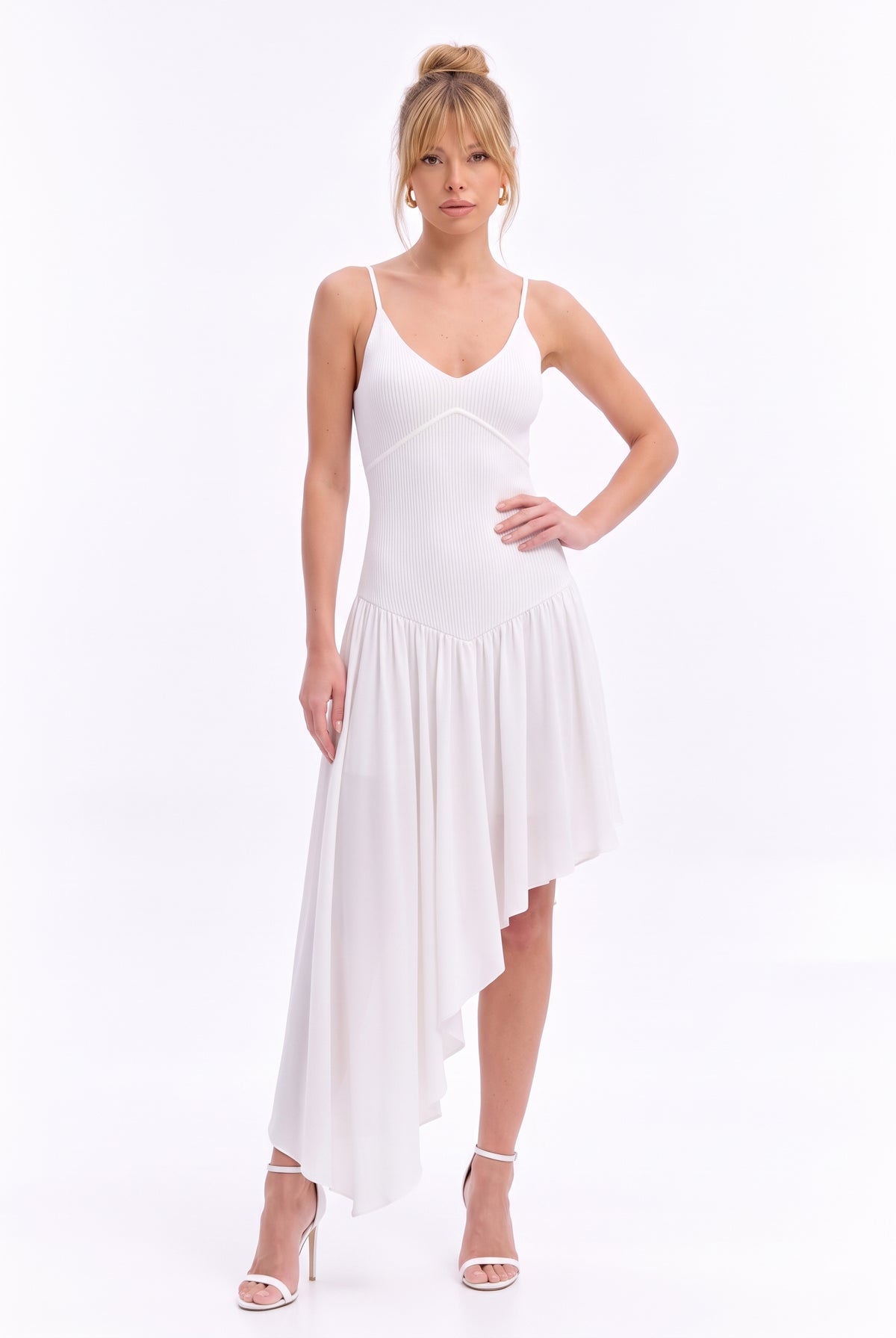 Vestido Phoenix Tricoline Off RK