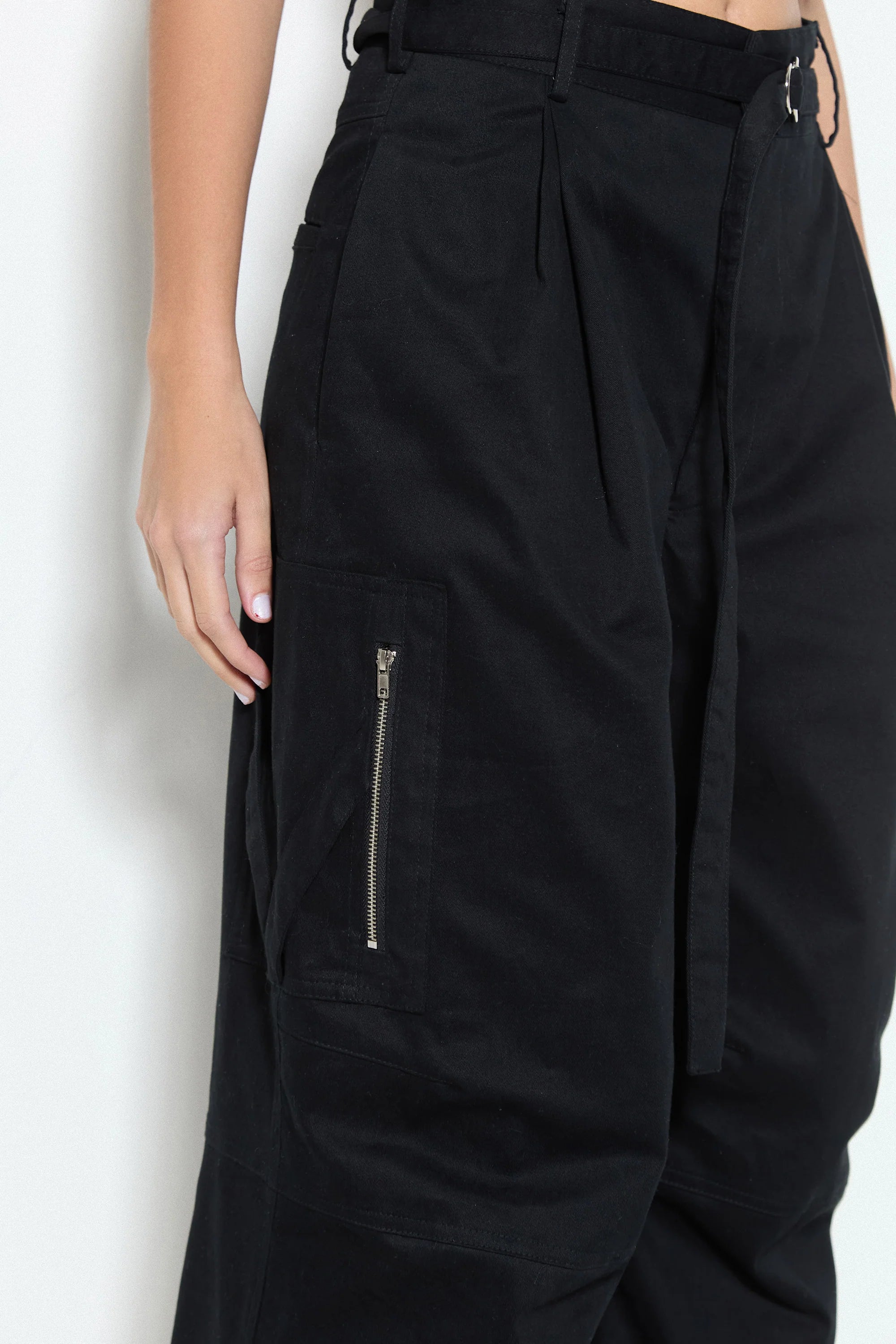 Pantalon Sastrero Cargo Negro Zen - 45116