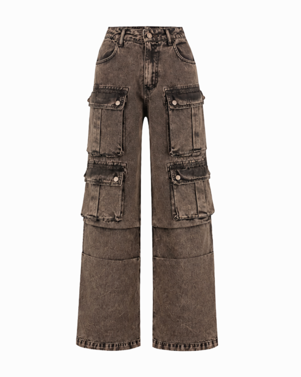 Jeans Cargo Utility Dust Brown