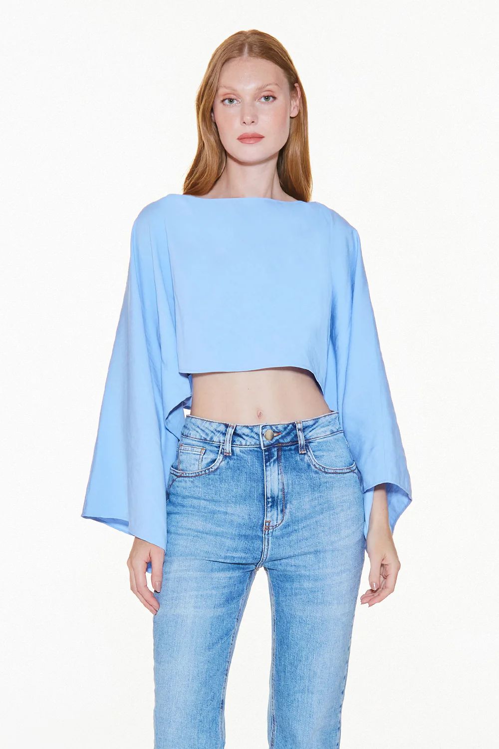 Cropped Fluido Azul Cinder ZEN - 47983