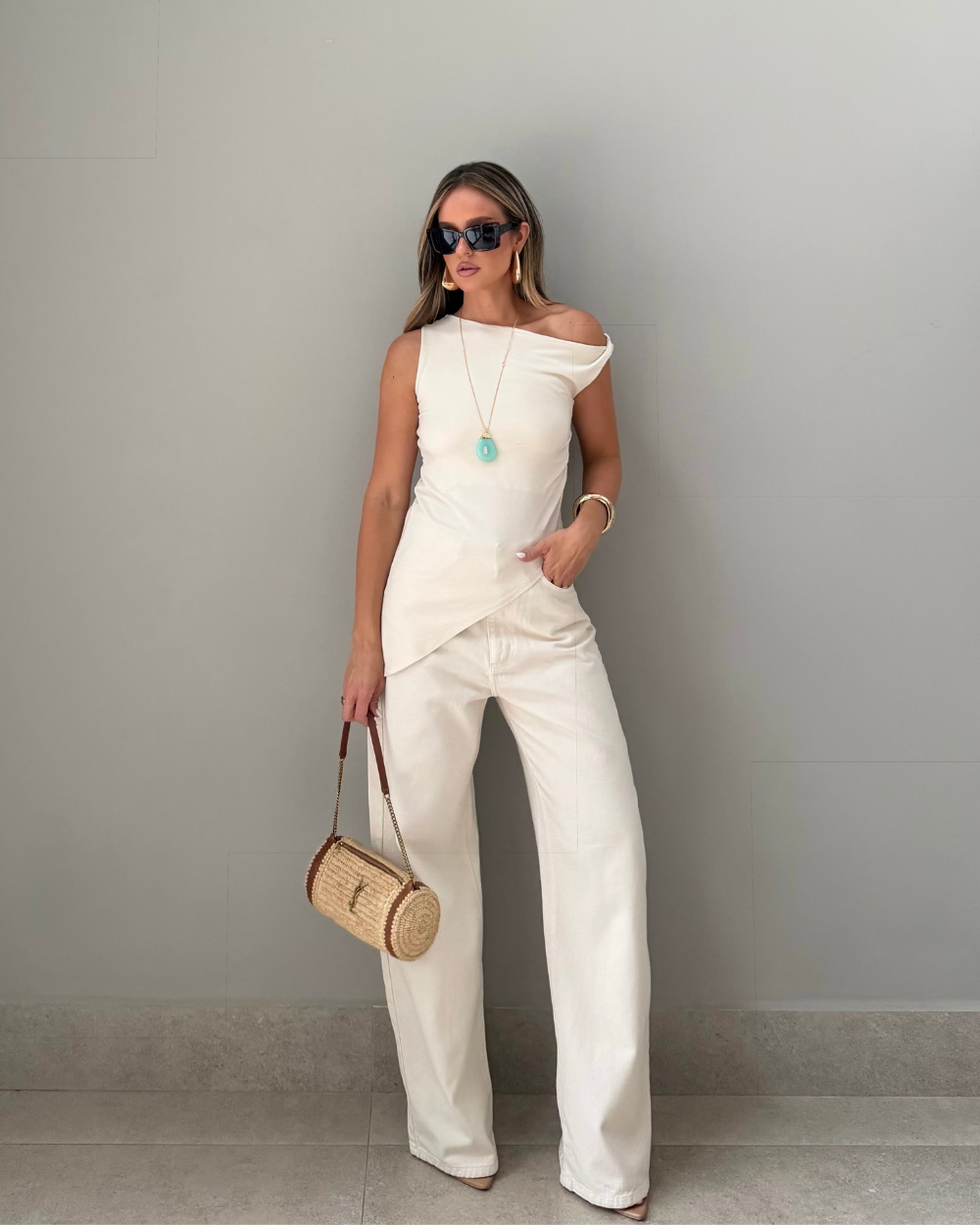 Blusa Angle Artico