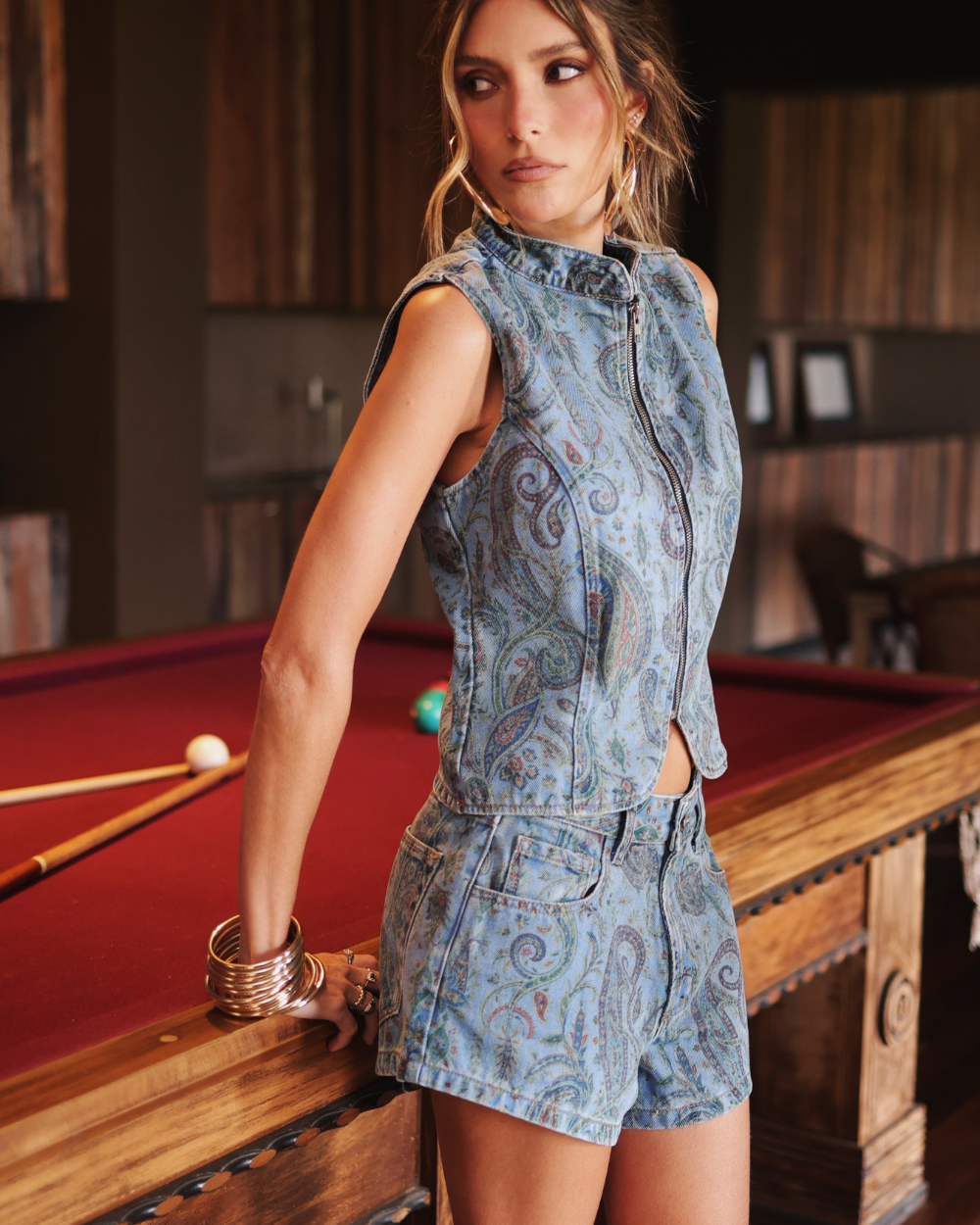 Shorts Mini Nomad Paisley