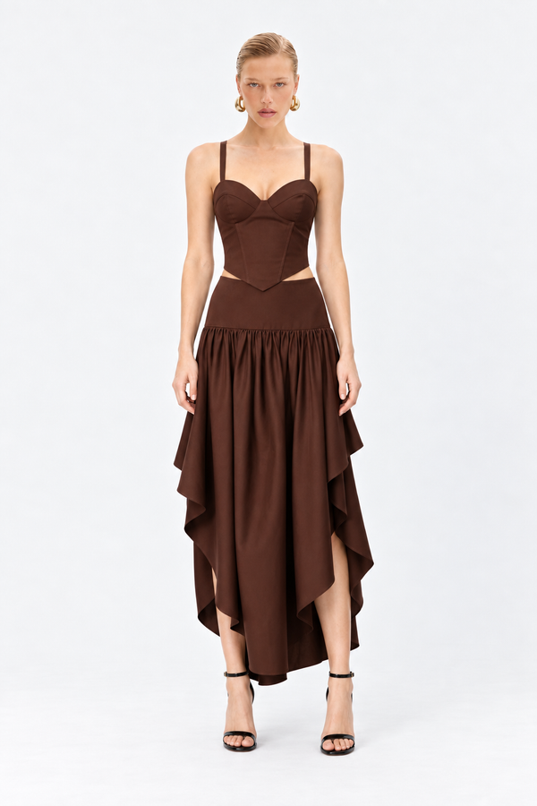 Falda Marron Zen - 48403