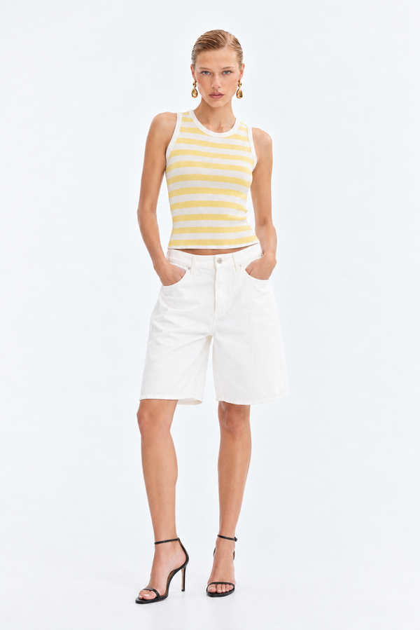 Bermuda Jords Downtown Off White