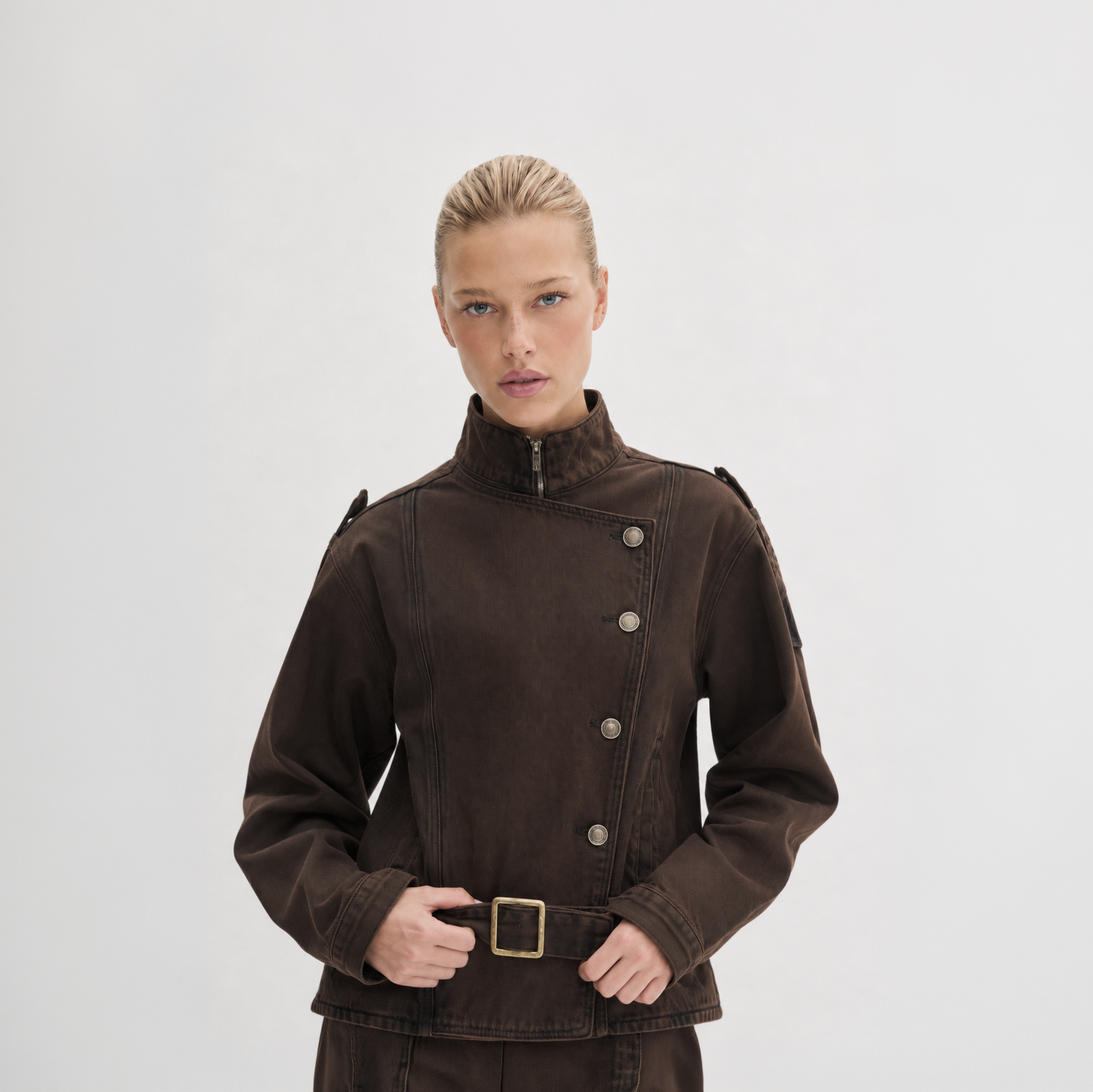 Chaqueta Delilah Marron Rock Lola
