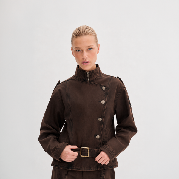 Chaqueta Delilah Marron Rock Lola