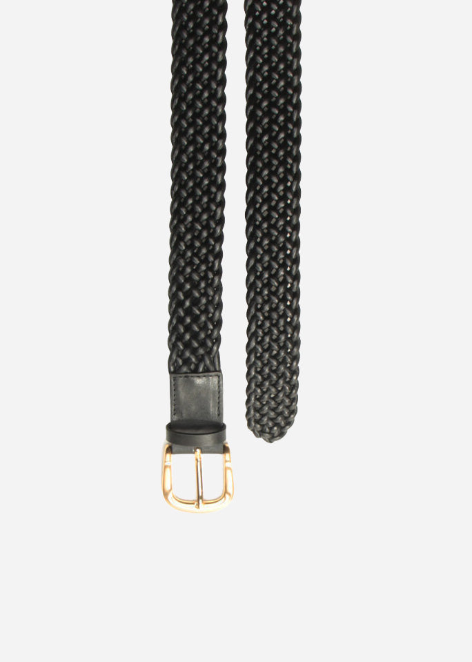 Cinturon Cuero Mediano Negro VZ