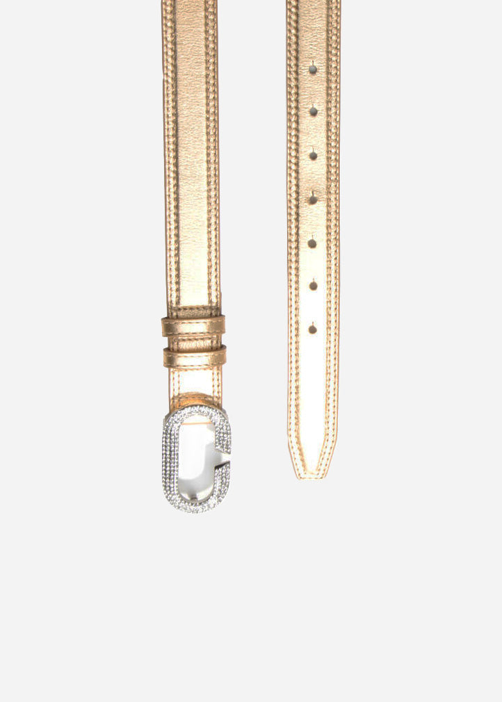 Cinturon Cuero Elo Oro VZ