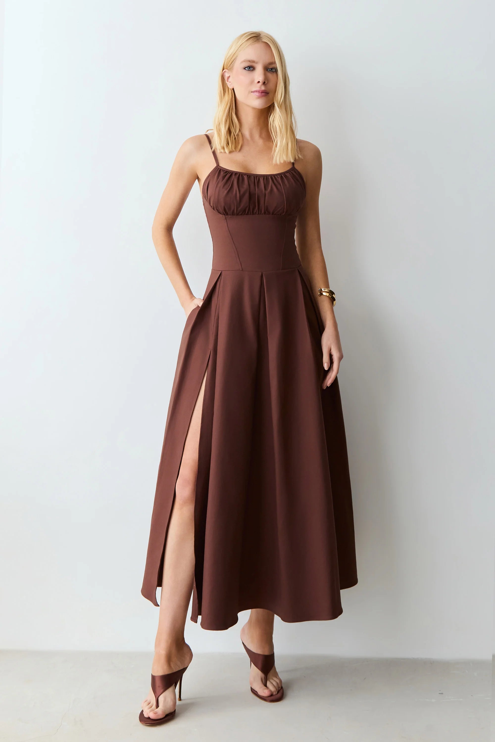Vestido Marron Zen - 11725