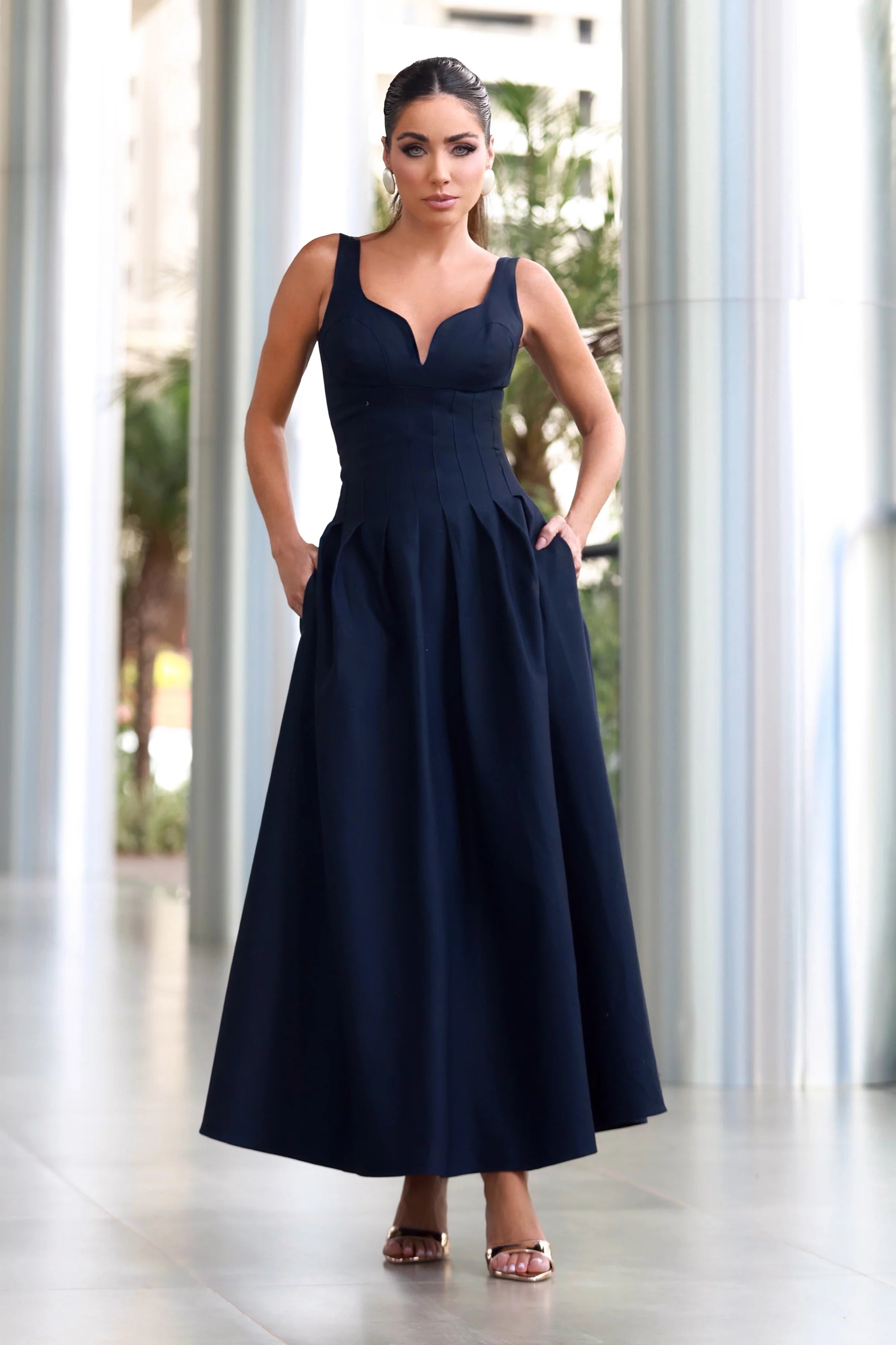 Vestido Marino Zen - 11698