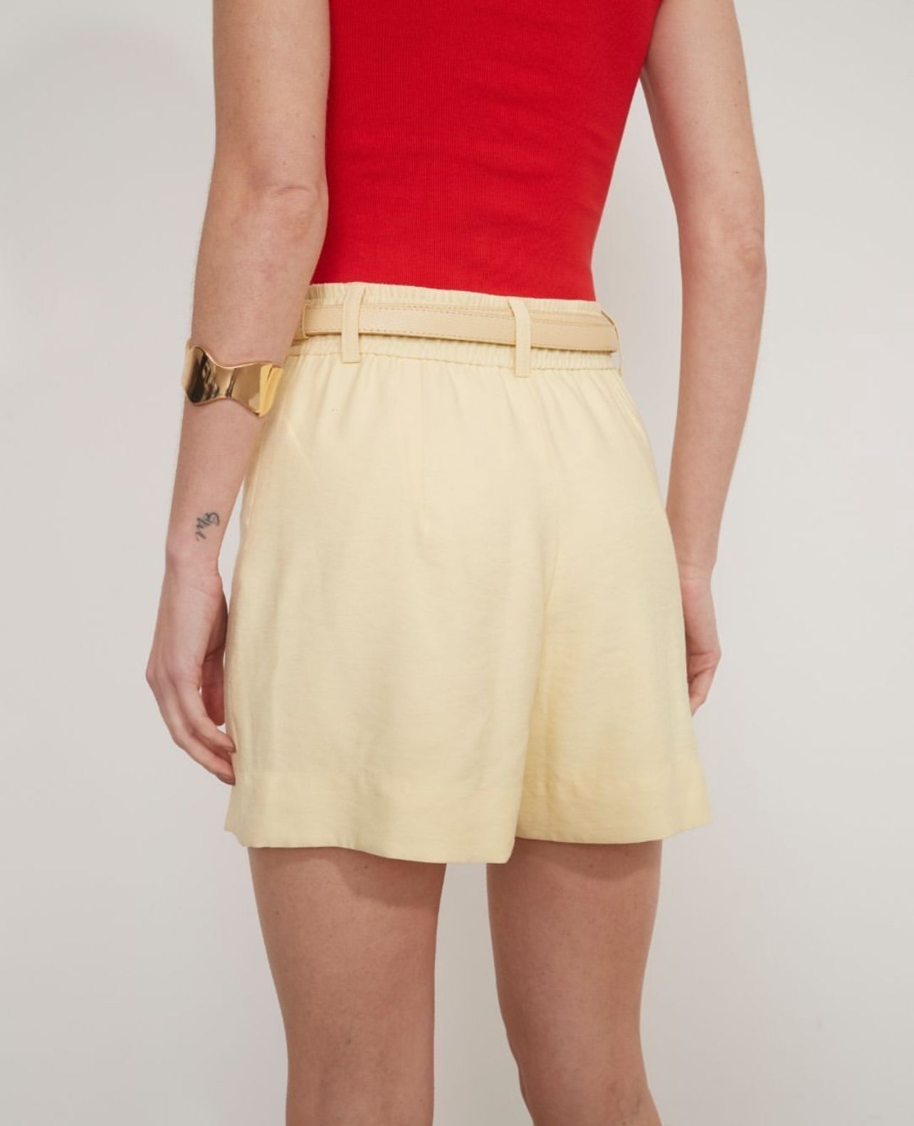 Shorts Falda Mykonos Amarillo Alanis