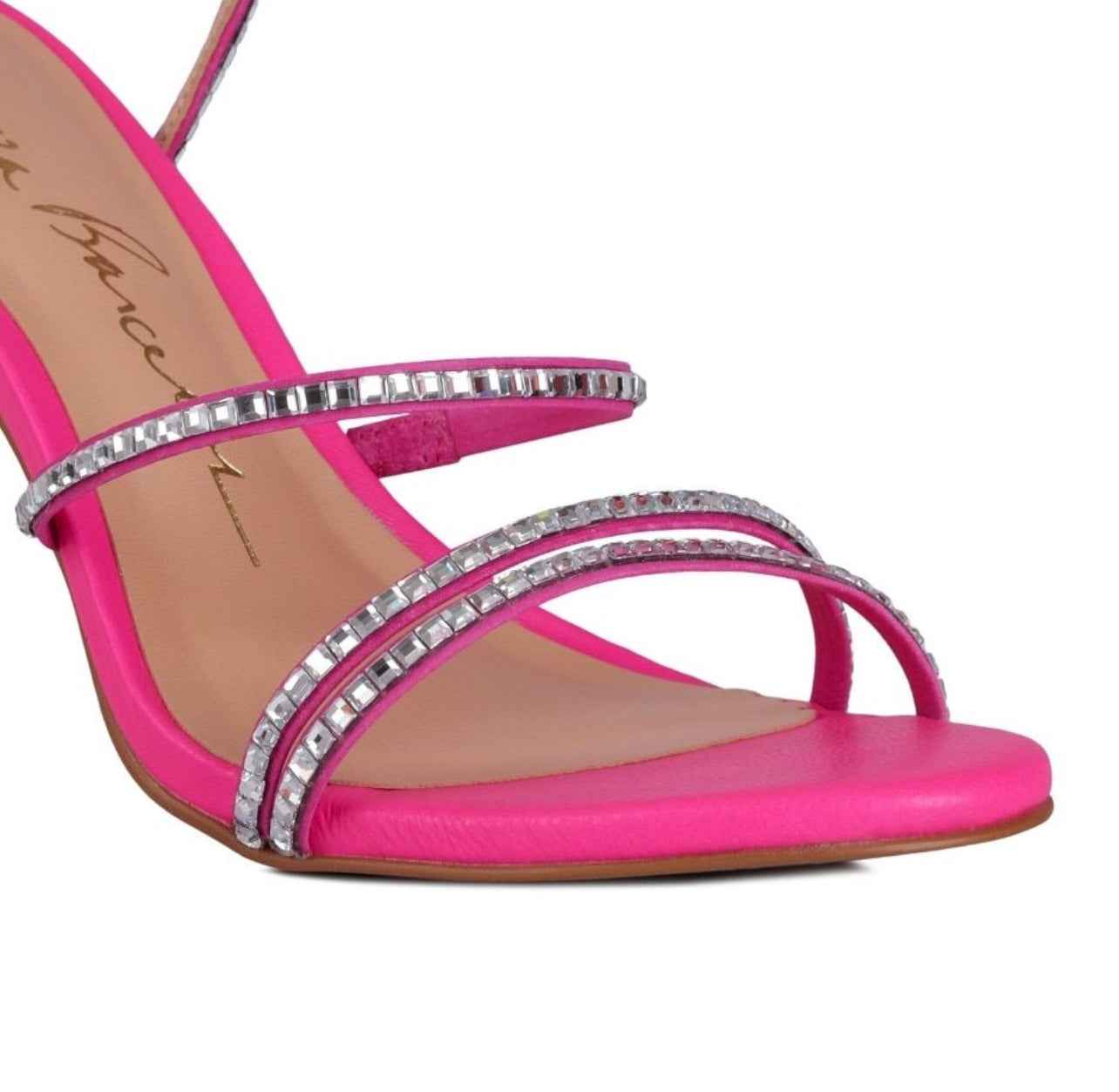 Sandalia Fucsia Brillos Mediana LB