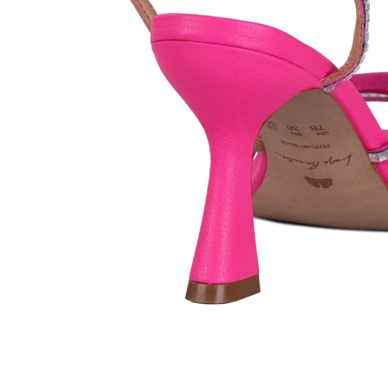 Sandalia Fucsia Brillos Mediana LB