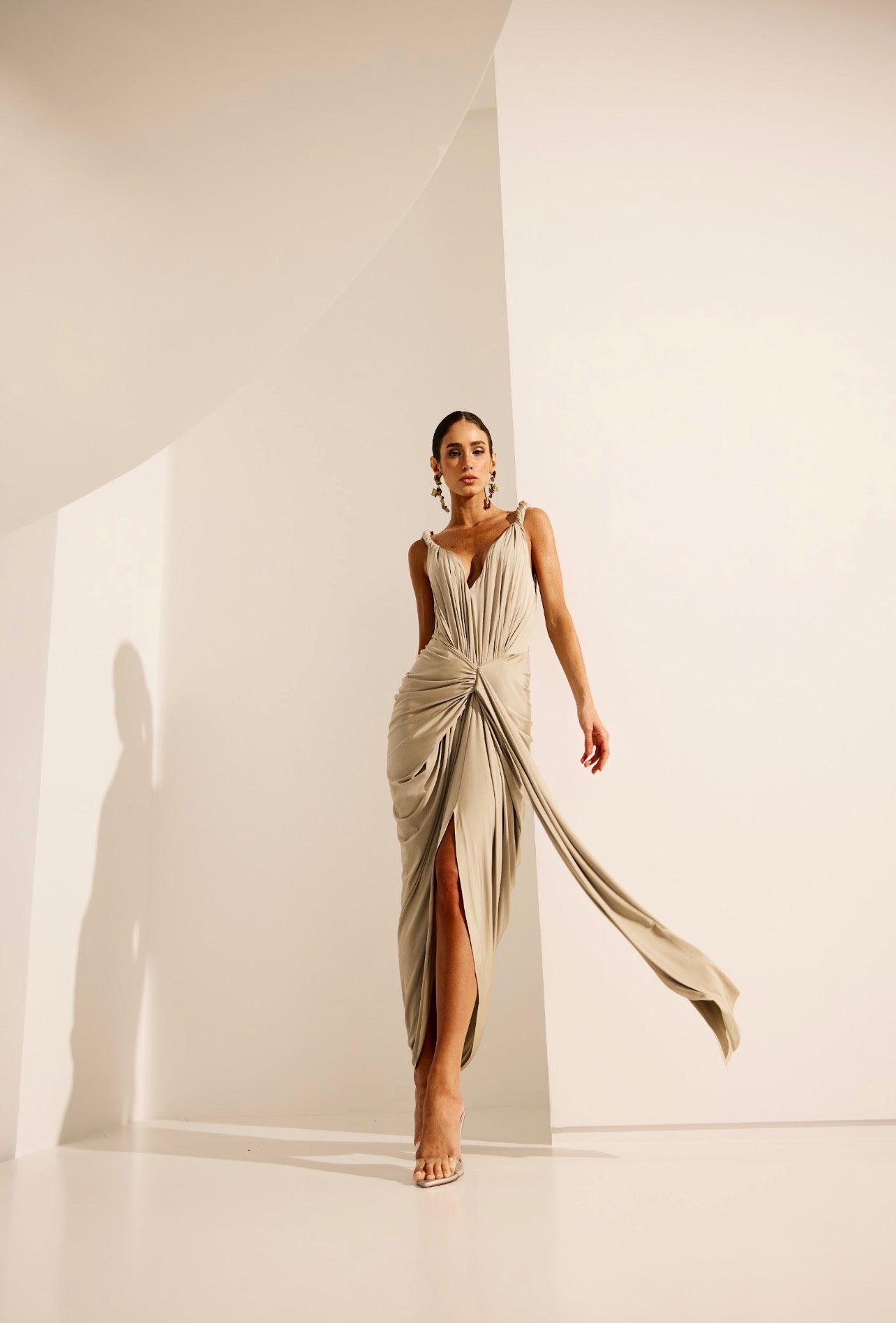 Vestido Celine Beige Oasis