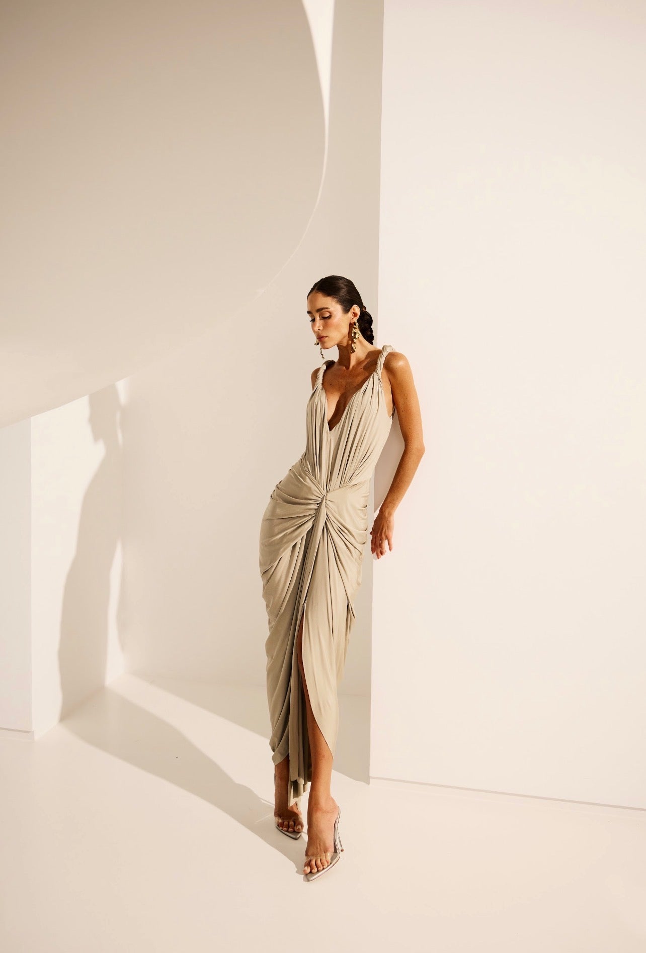 Vestido Celine Beige Oasis
