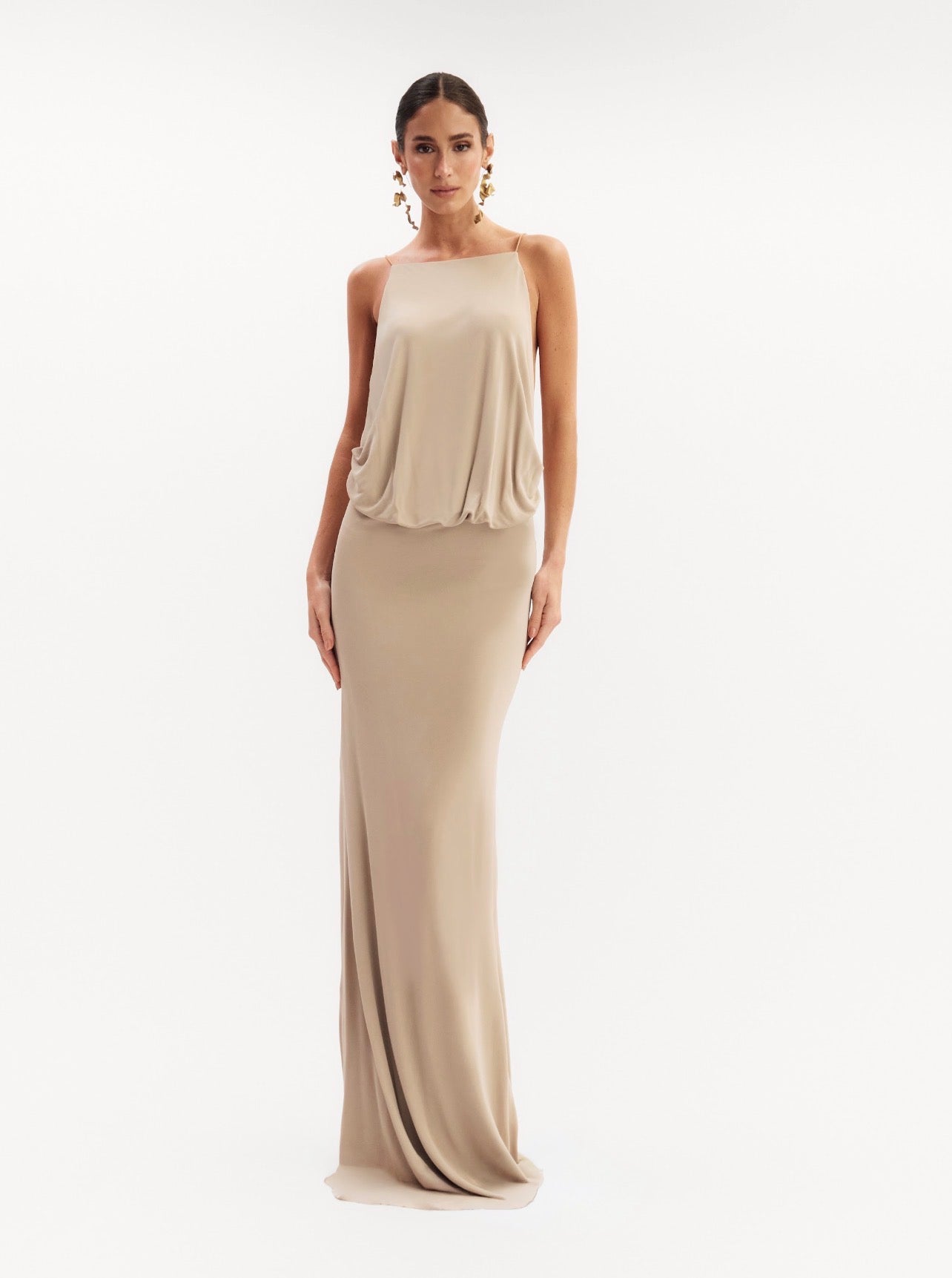 Vestido Dalila Beige Oasis