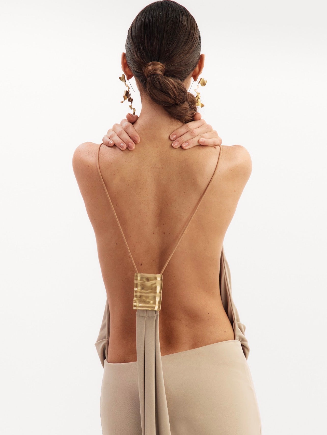 Vestido Dalila Beige Oasis