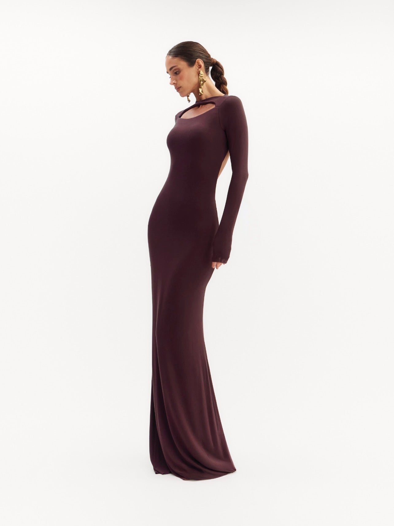 Vestido Maira Marron Oasis