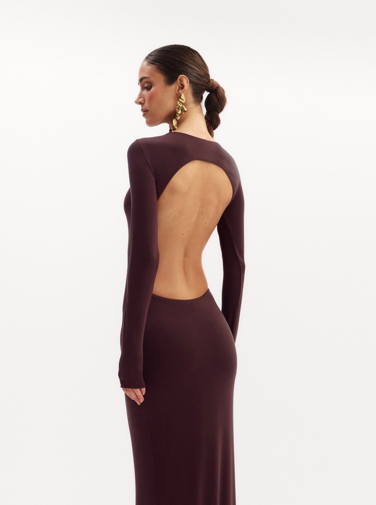 Vestido Maira Marron Oasis
