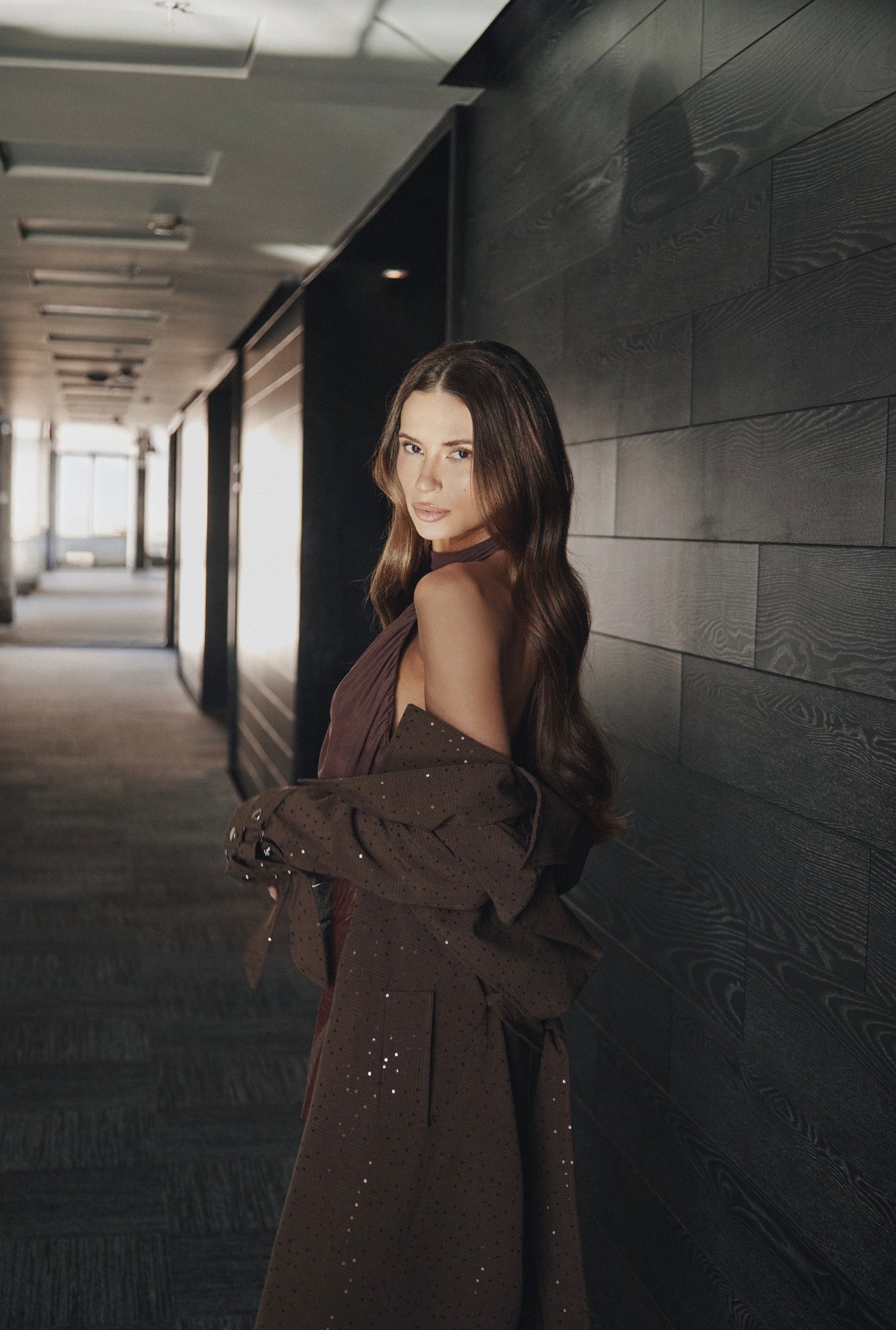 Trench Coat Flora Marron Leblog