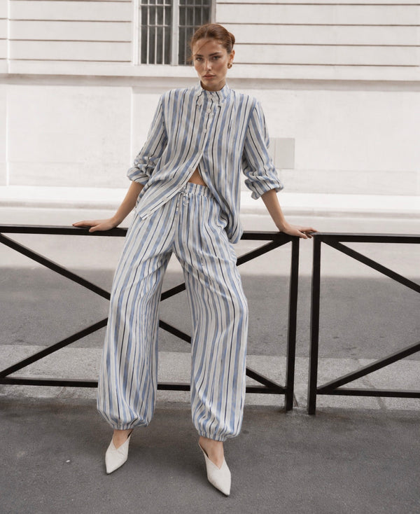 Pantalon Glaucia Rayas Leblog