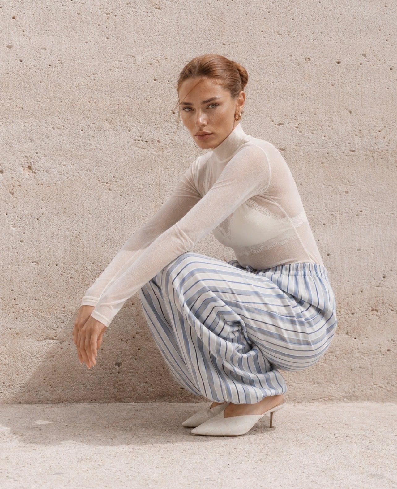 Pantalon Glaucia Rayas Leblog