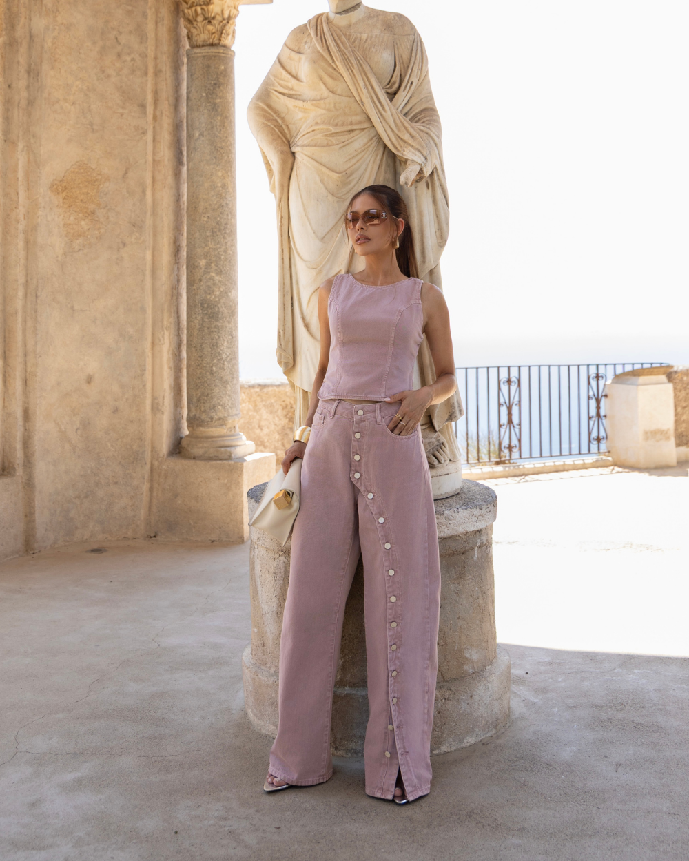Jeans Balloon Positano Rose